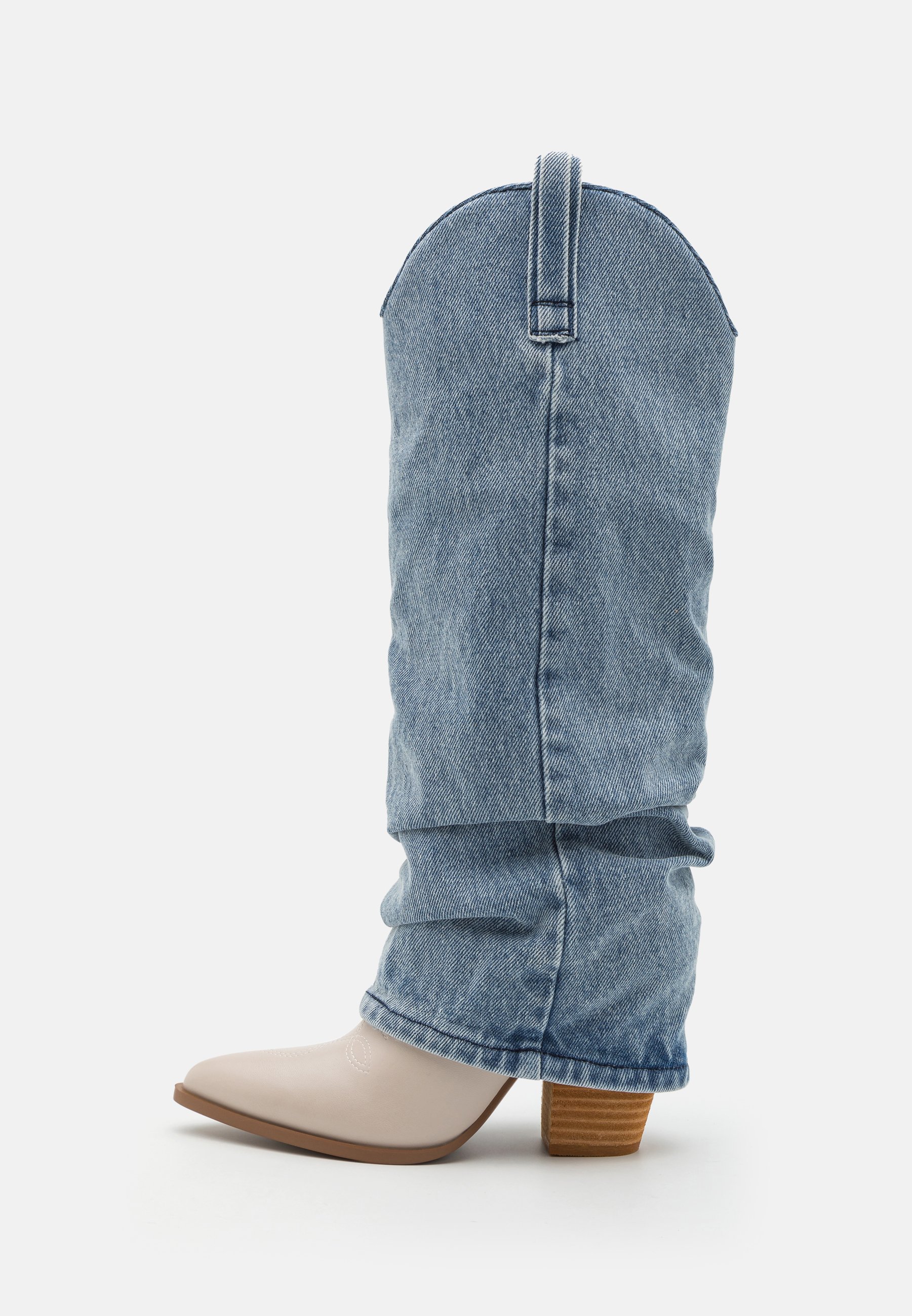 Steve Madden LASSY - High heeled boots - light blue