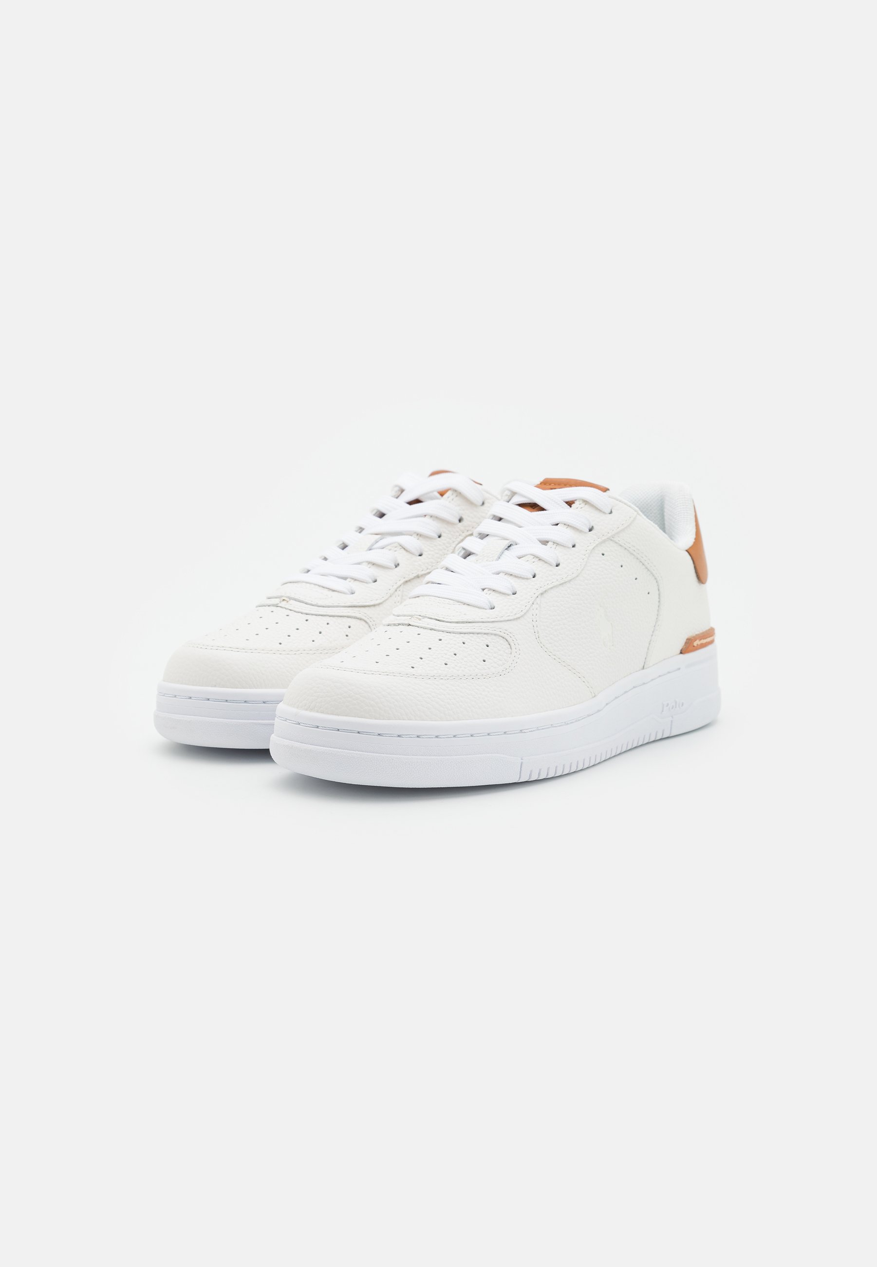 Polo Ralph Lauren MASTERS LACE UNISEX - Trainers - deckwash white/tan/off-white