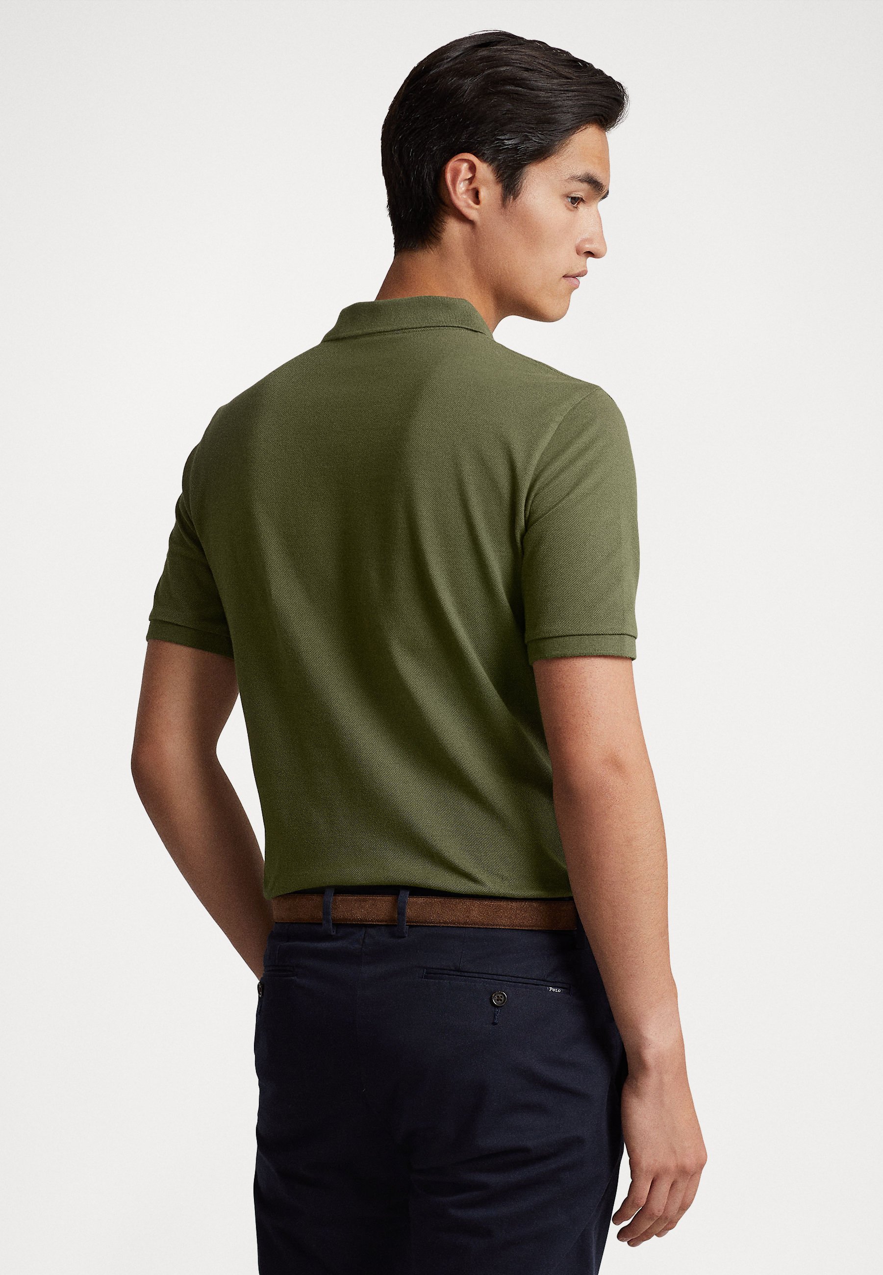 Polo Ralph Lauren SHORT SLEEVE - Polo shirt - dark sage/beige