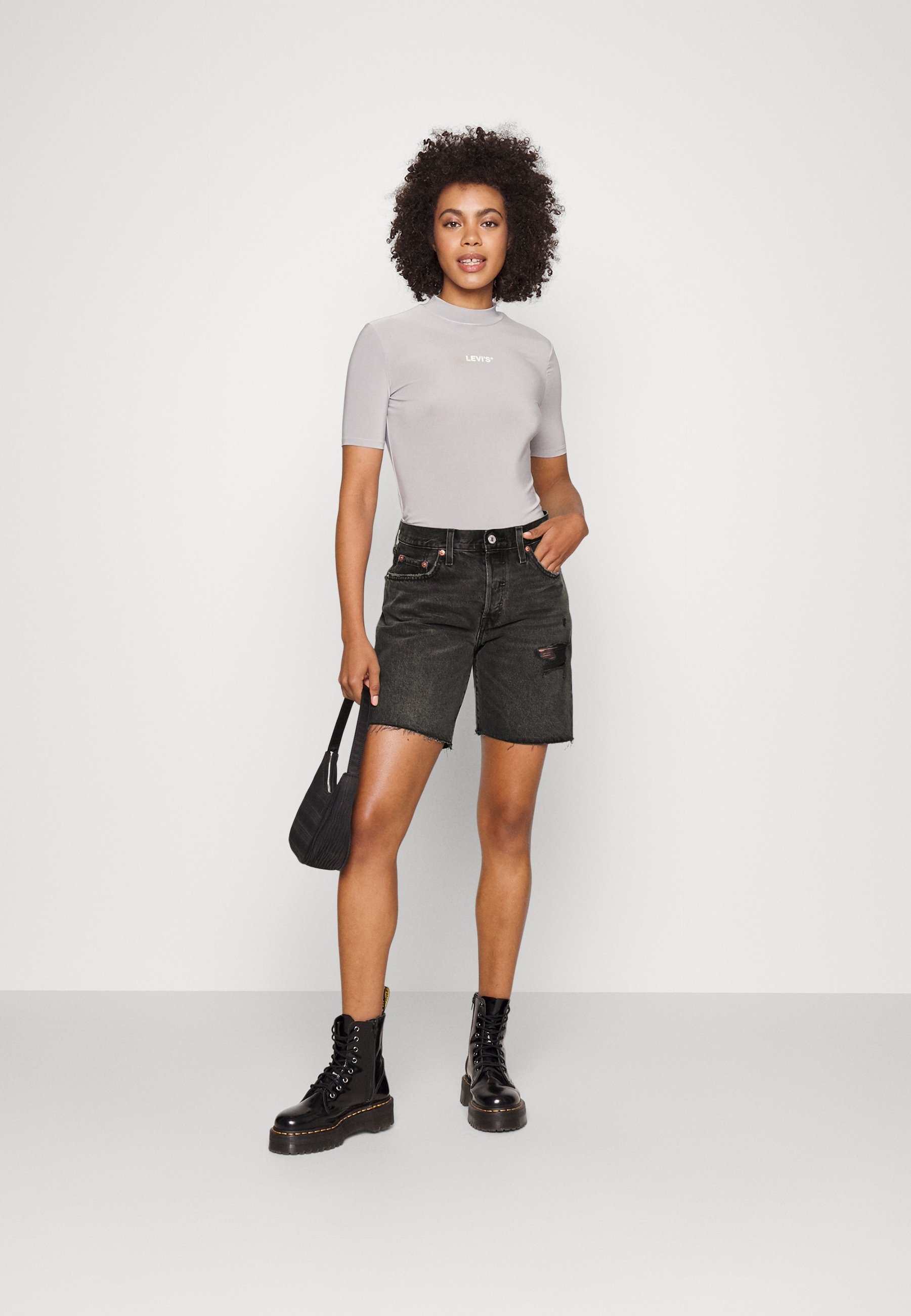 Levi's® 501® '90S SHORT - Denim shorts - beach cut/black denim