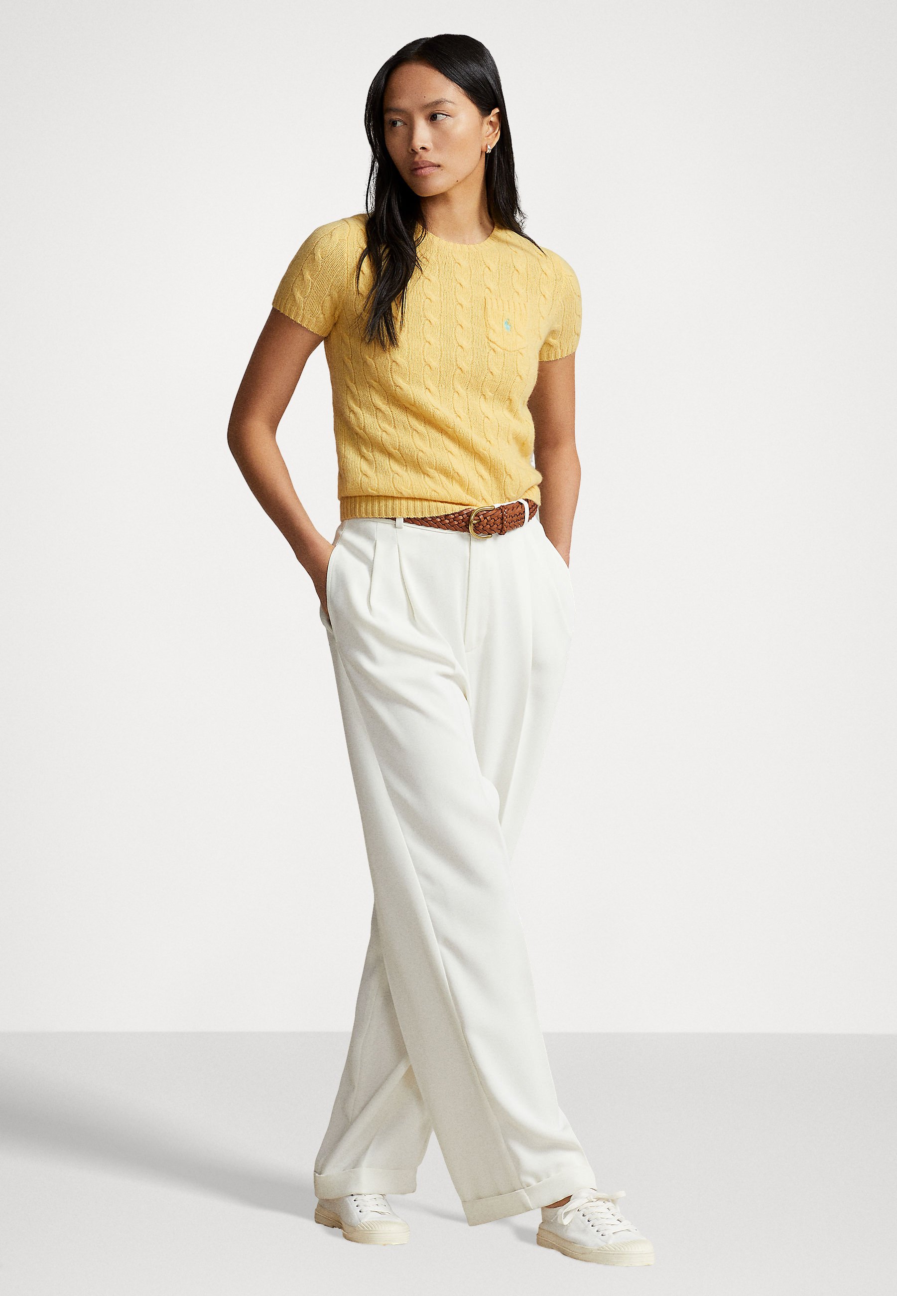 Polo Ralph Lauren TEE SHORT SLEEVE - Basic T-shirt - fall yellow/yellow