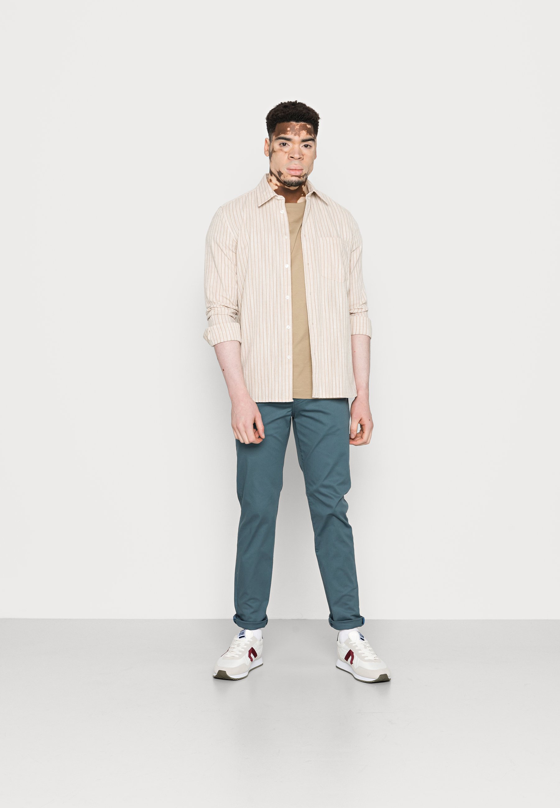 Scotch & Soda MOTT CONTAINS - Chinos - steel/blue-grey