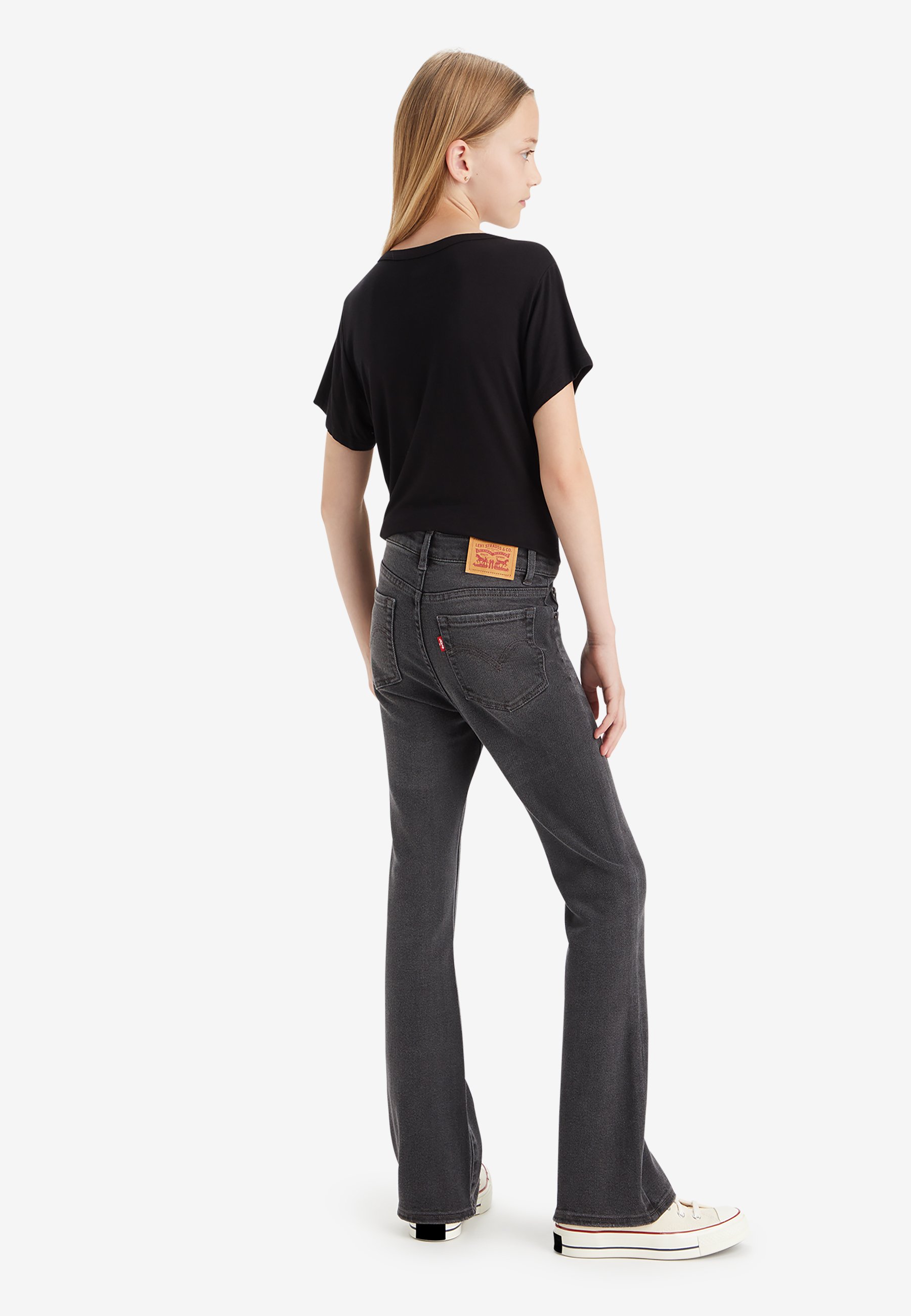 Levi's® HIGH RISE FLARE - Flared Jeans - such a doozie/black denim