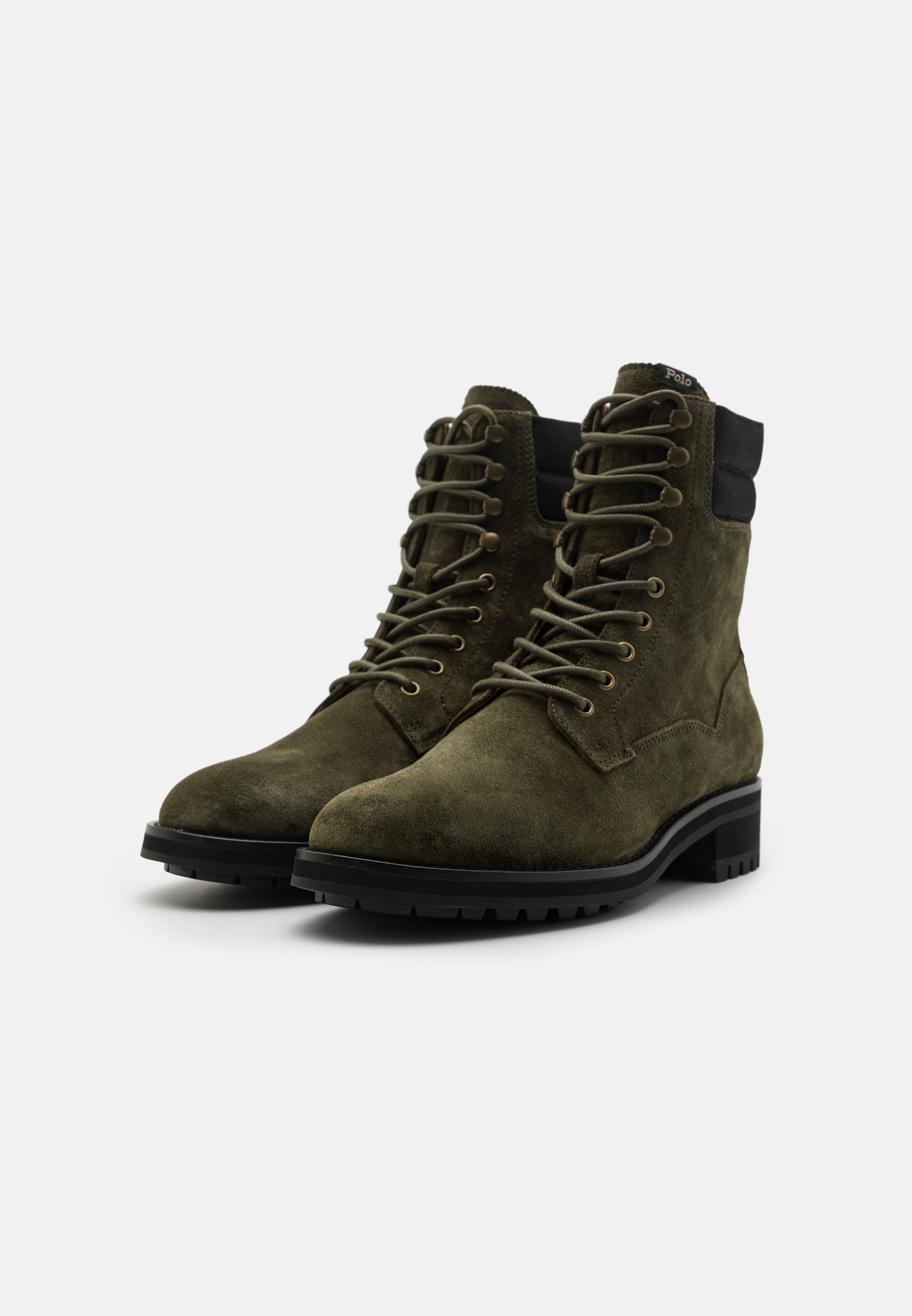 Polo Ralph Lauren BRYSON BOOTS - Lace-up ankle boots - olive