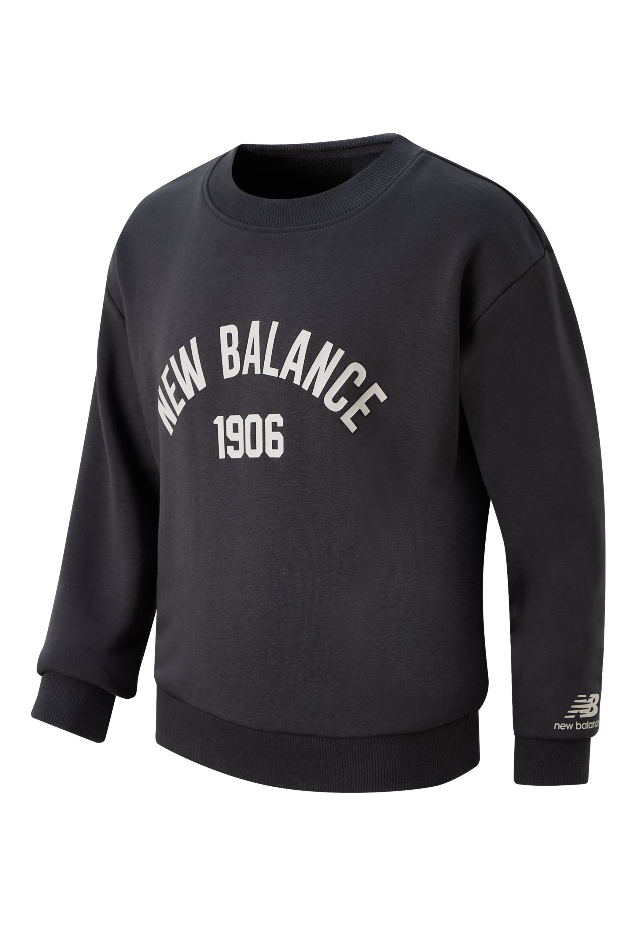 NB ESSENTIALS VARSITY CREW - Sweatshirt - blacktop/black