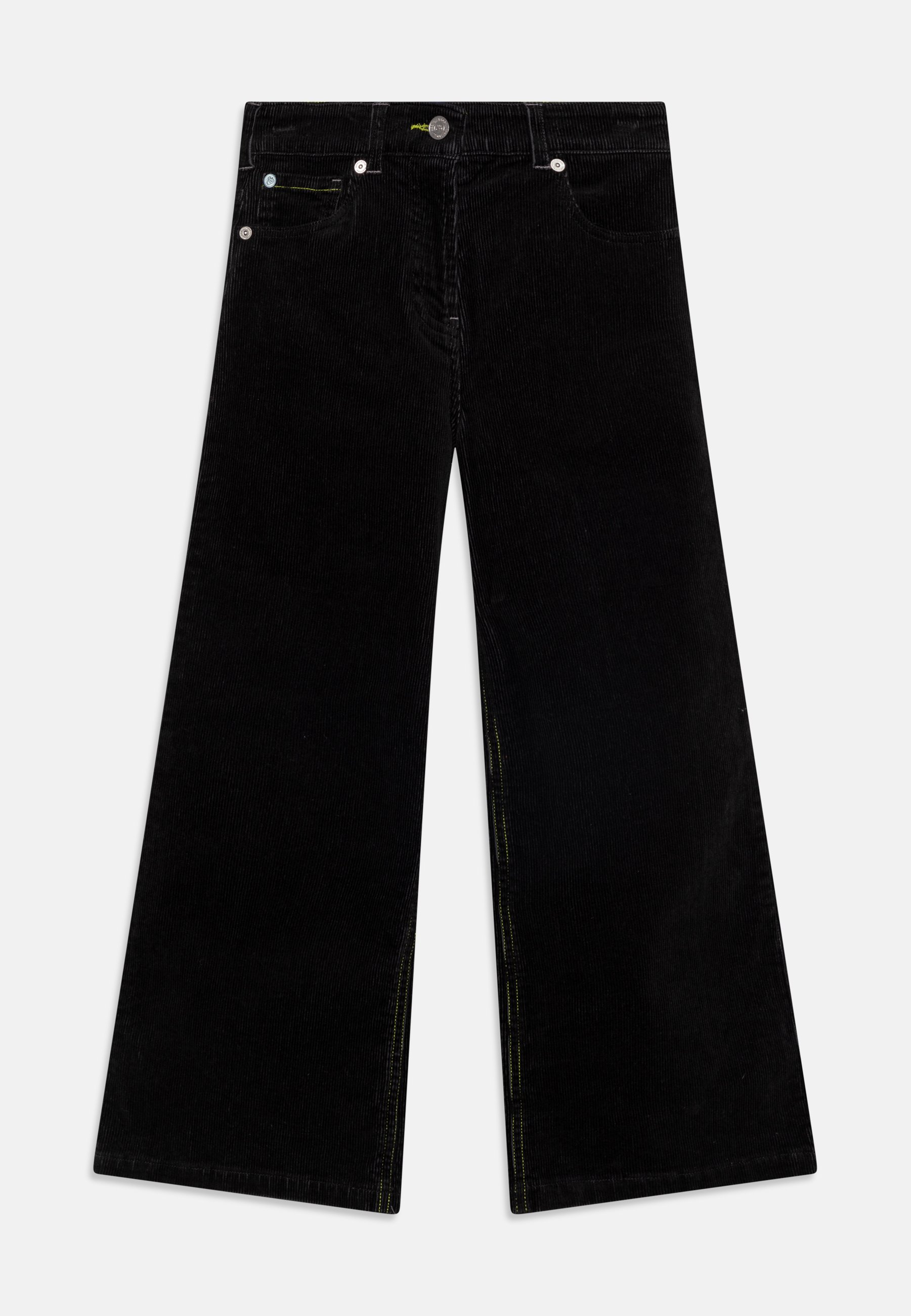 Scotch & Soda THE WAVE HIGH RISE SUPER WIDE  - Trousers - antra/anthracite