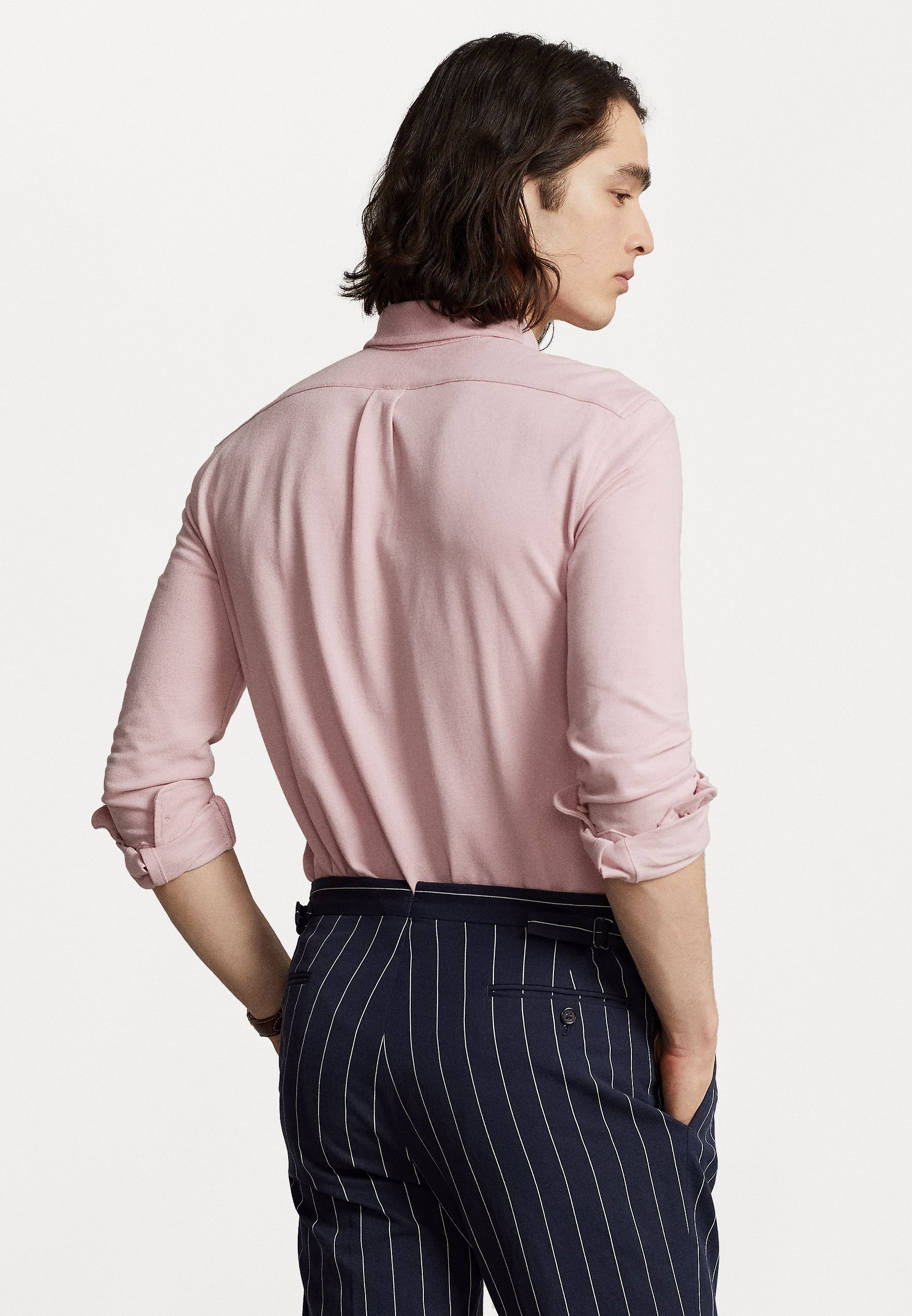 Polo Ralph Lauren LONG SLEEVE - Shirt - chino pink/pink