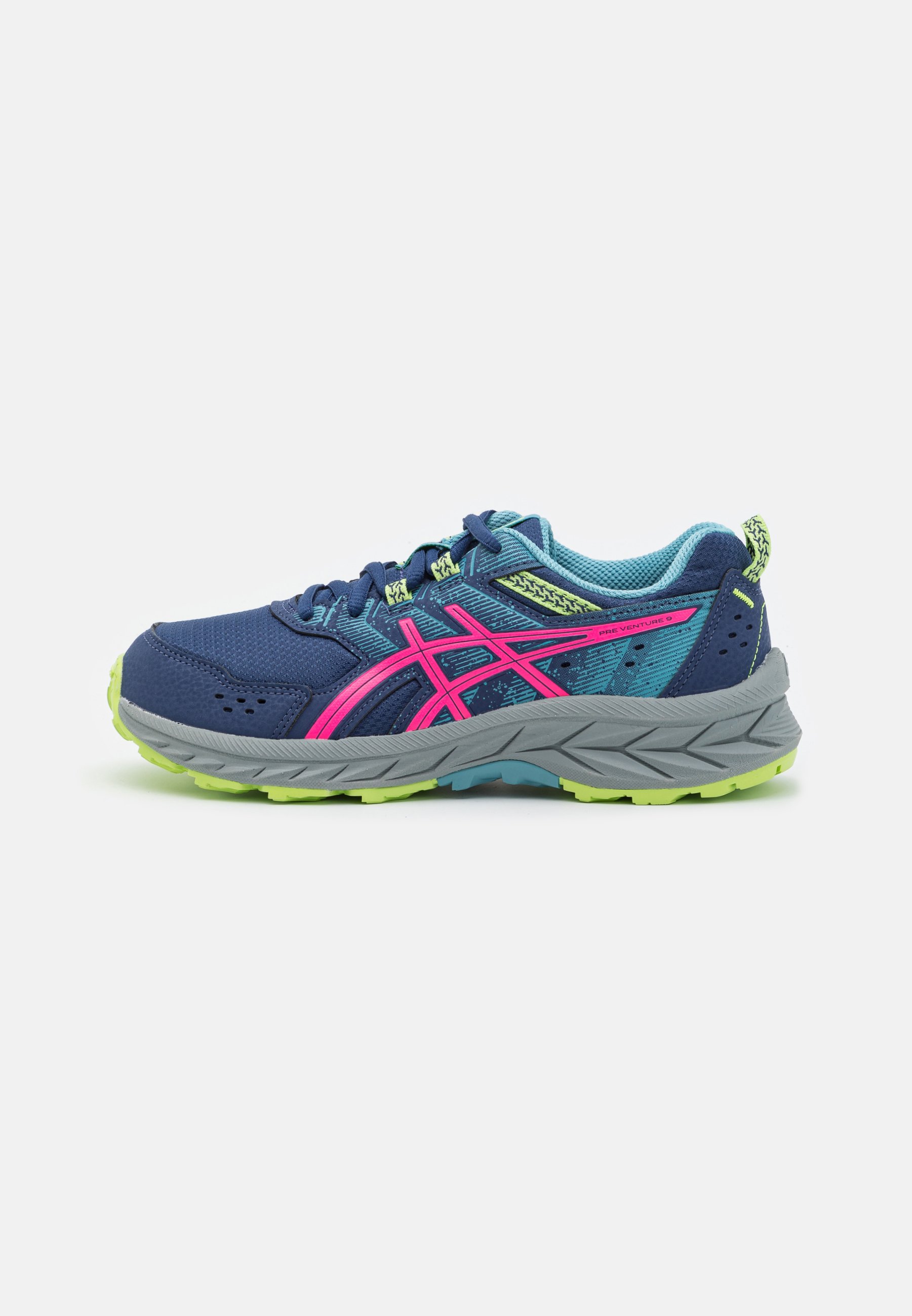 ASICS PRE VENTURE 9 UNISEX - Trail running shoes - deep ocean/hot pink/blue