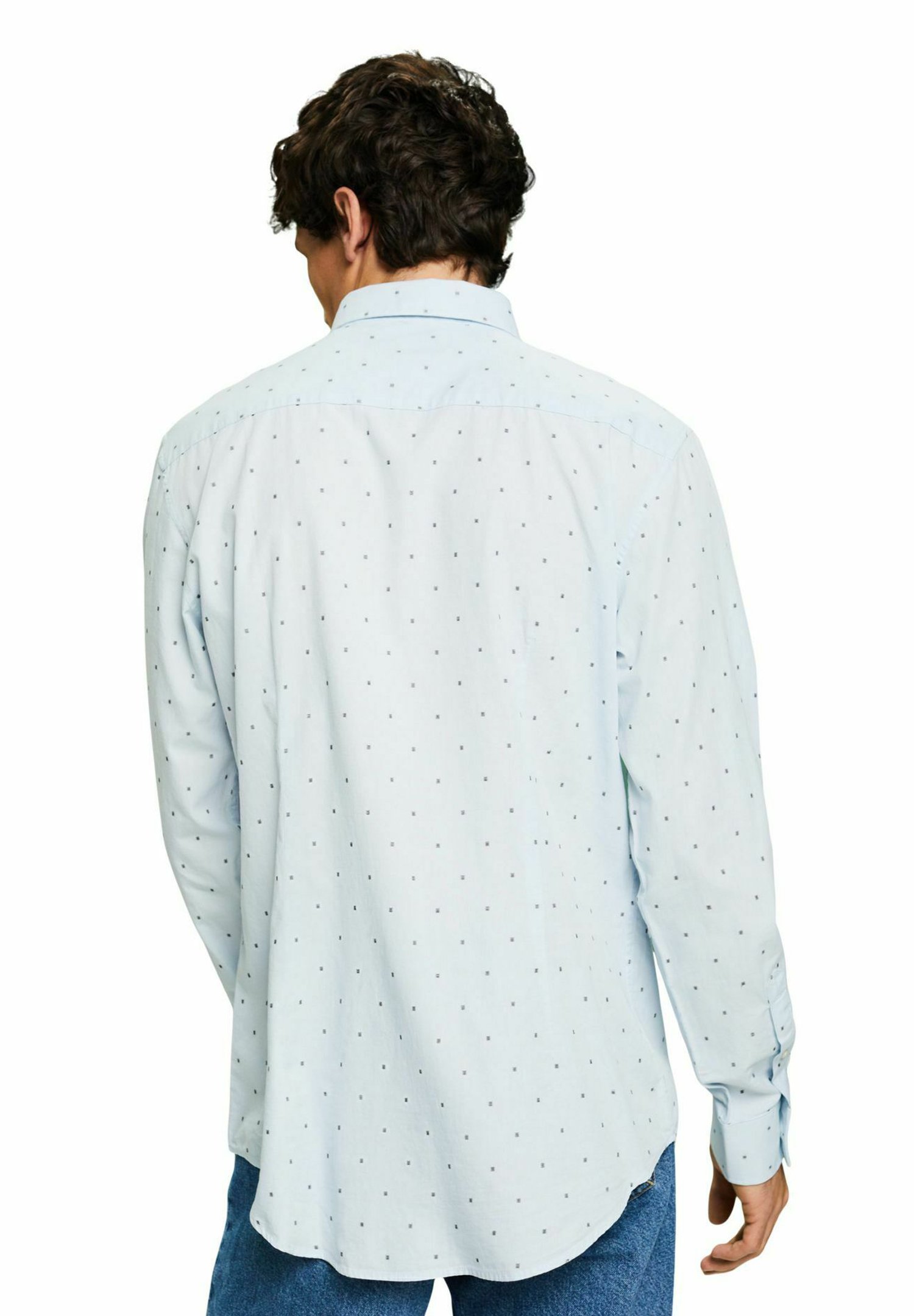 Esprit F SUS AOP ON PO - Shirt - pastel blue/light blue