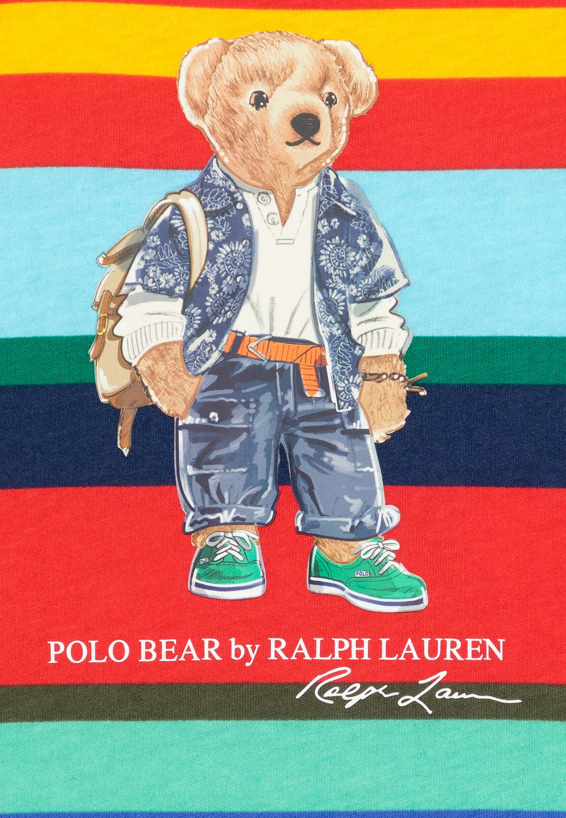 Polo Ralph Lauren ONE PIECE SHORTALL - Jumpsuit - pacific/multi-coloured