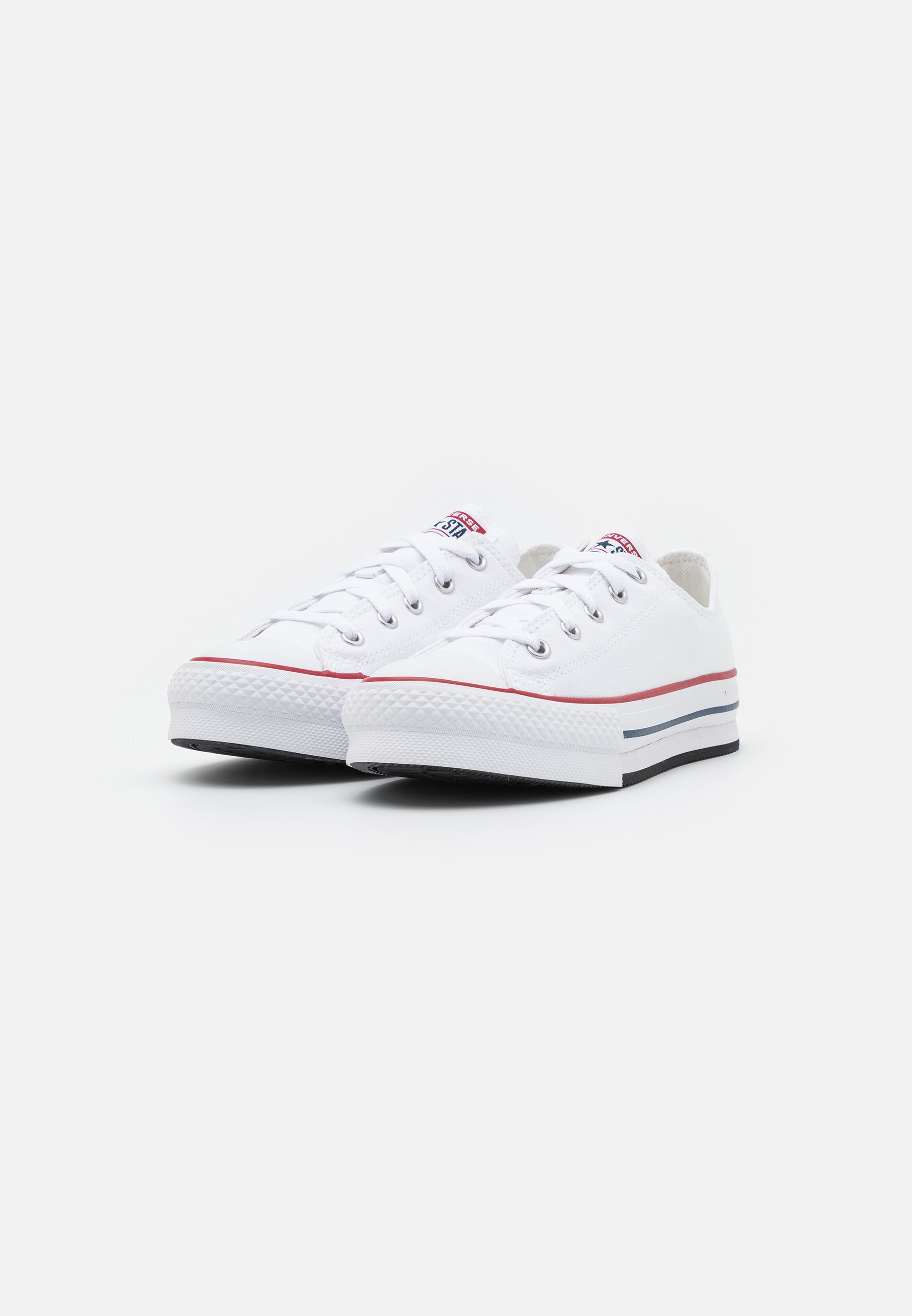 Converse CHUCK TAYLOR ALL STAR EVA LIFT PLATFORM UNISEX - Trainers - white/garnet/navy/white