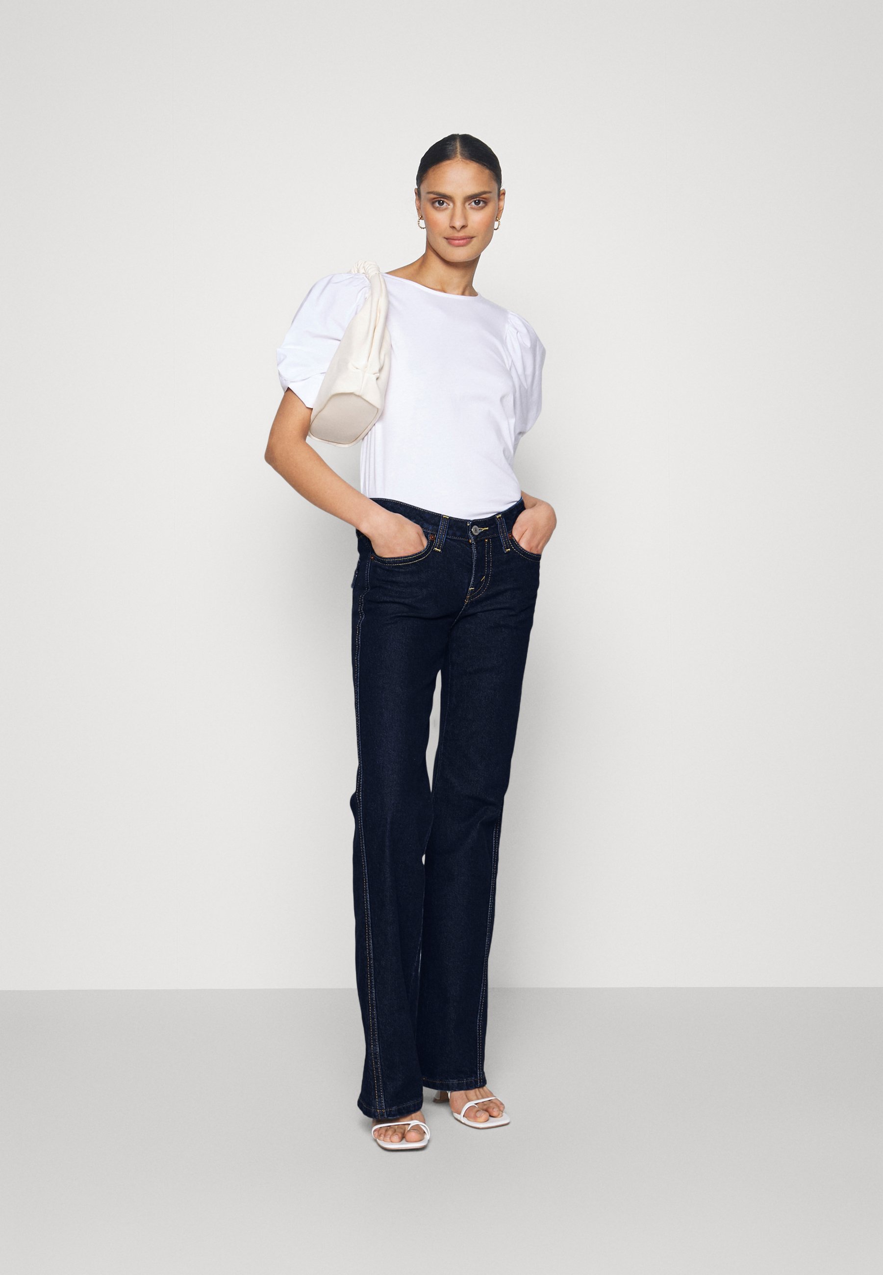 Levi's® NOUGHTIES BOOT - Bootcut jeans - dark blue denim/dark-blue denim