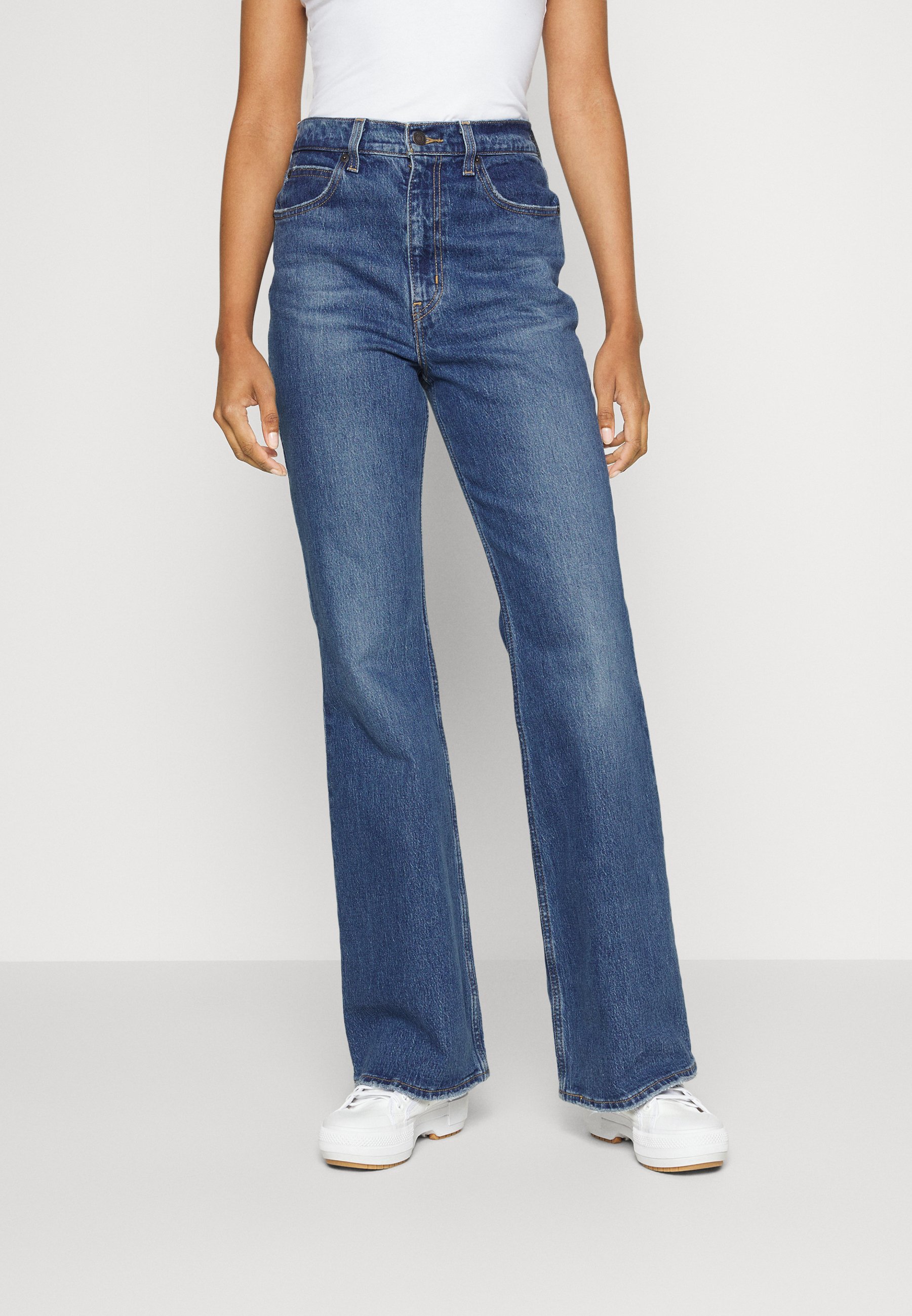 Levi's® 70S HIGH FLARE - Flared Jeans - sonoma step/stone blue denim