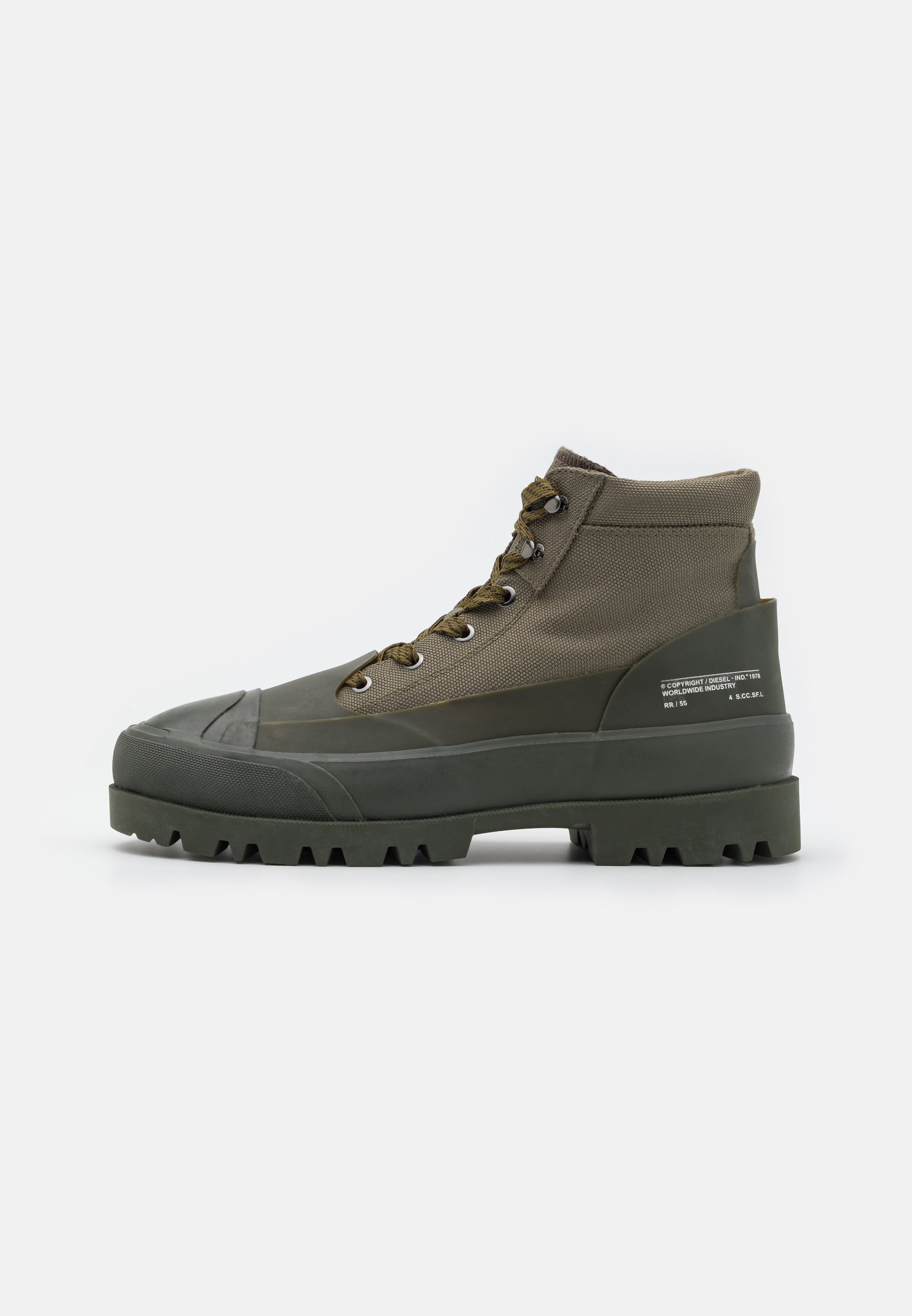 Diesel D-HIKO BT X UNISEX - Lace-up ankle boots - brown