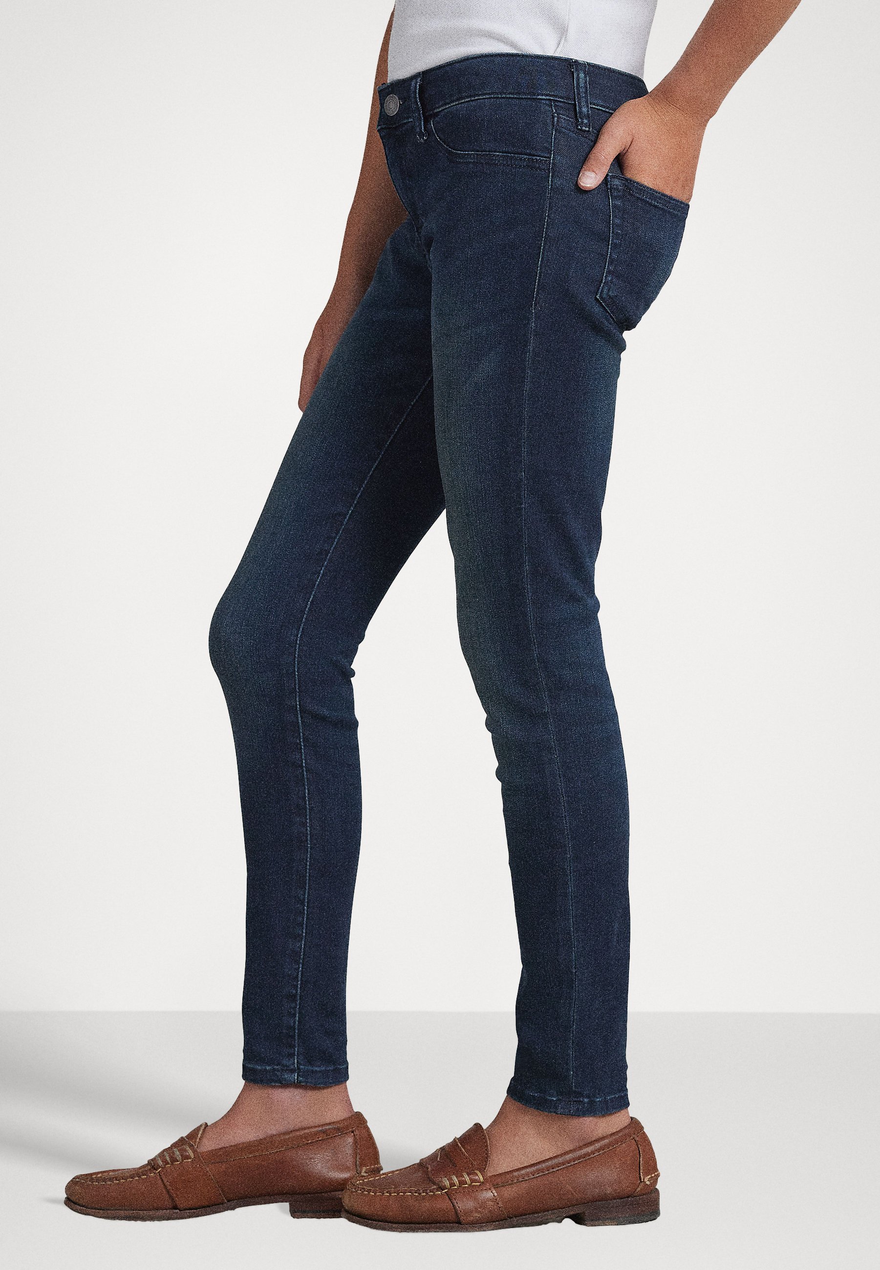 Polo Ralph Lauren AUBRIE LEGGI BOTTOMS - Jeans Skinny Fit - blue/dark-blue denim