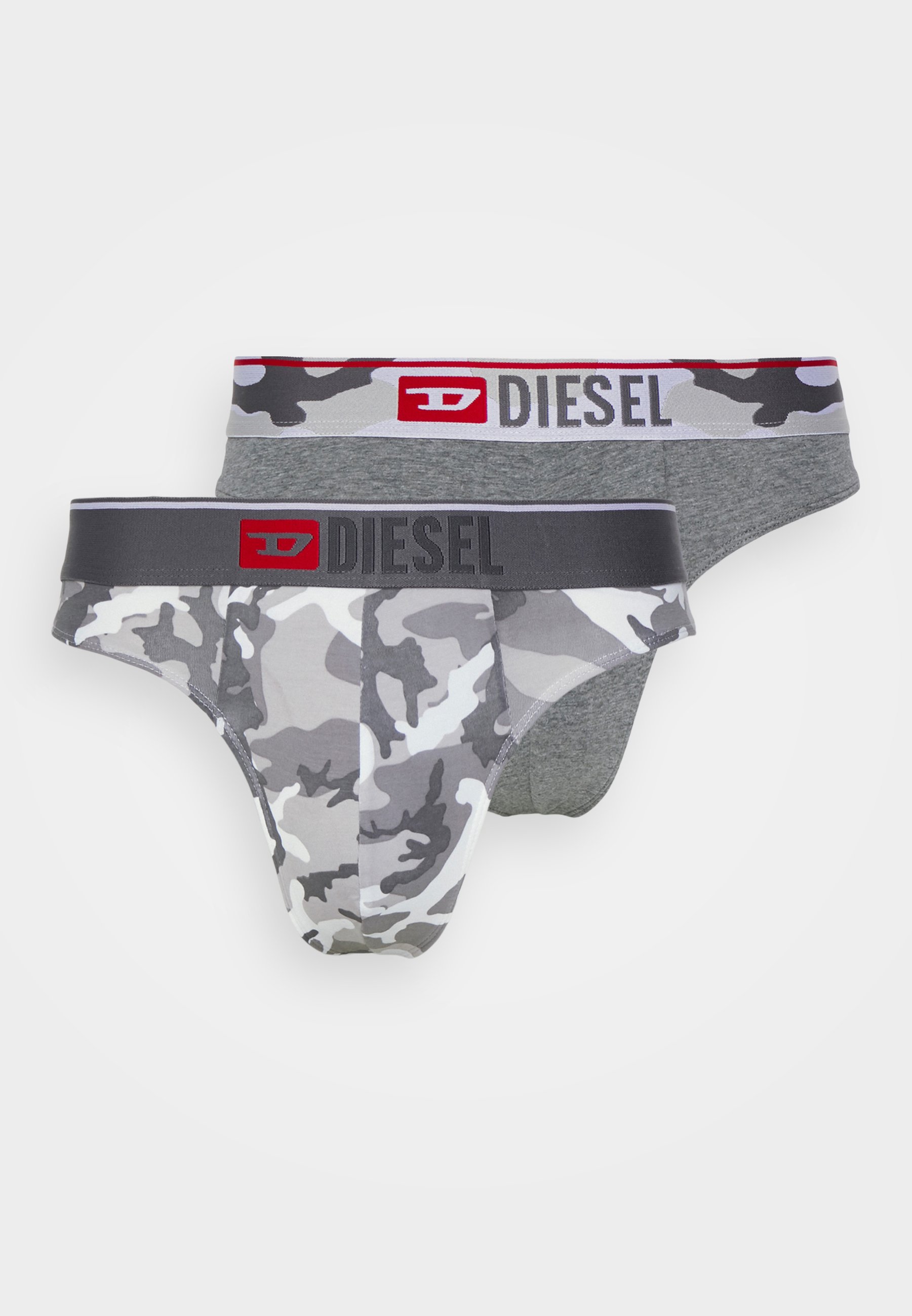 Diesel STRING 2 PACK - Briefs - grey