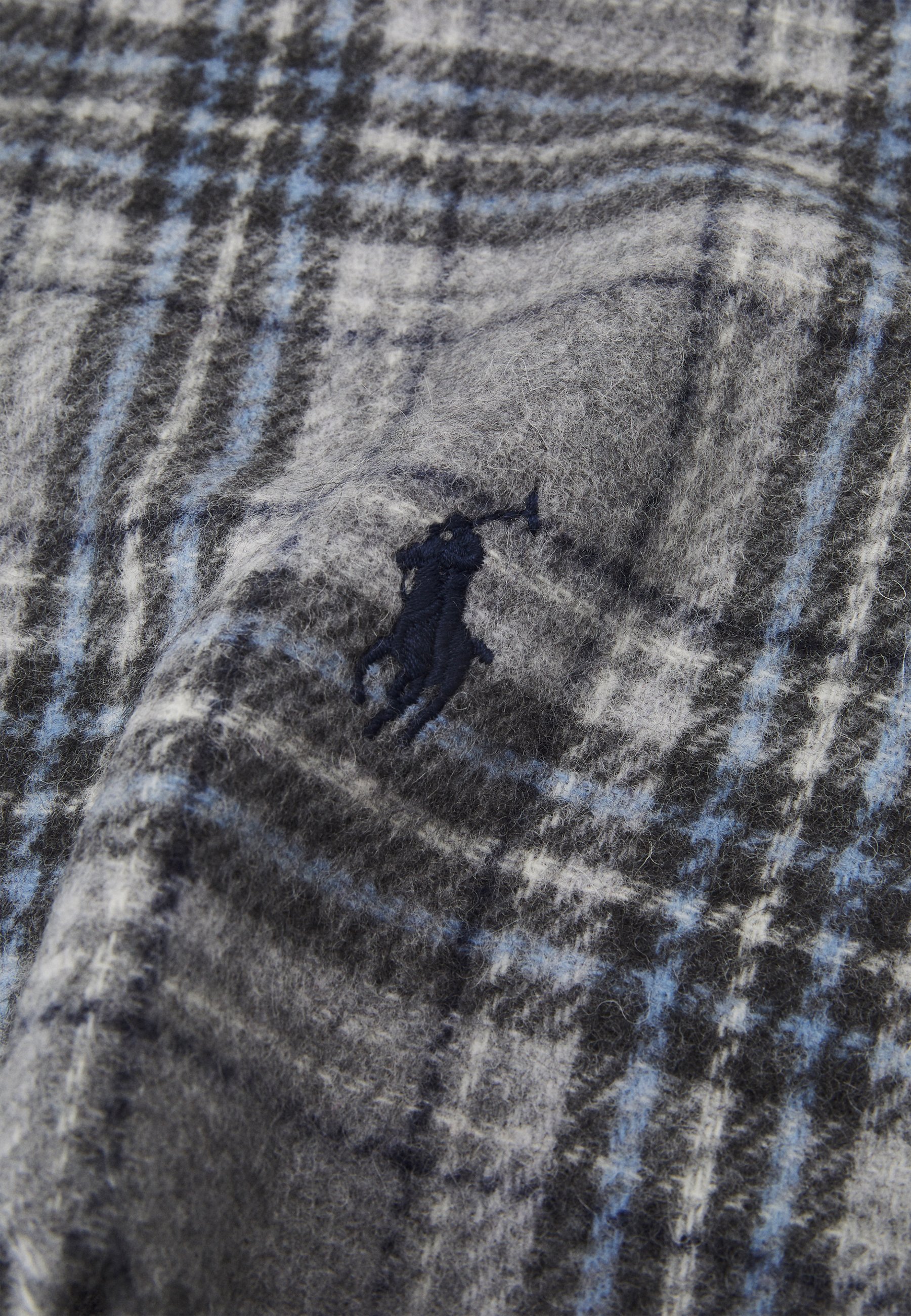 Polo Ralph Lauren GENTS SCARF UNISEX - Scarf - grey plaid/grey