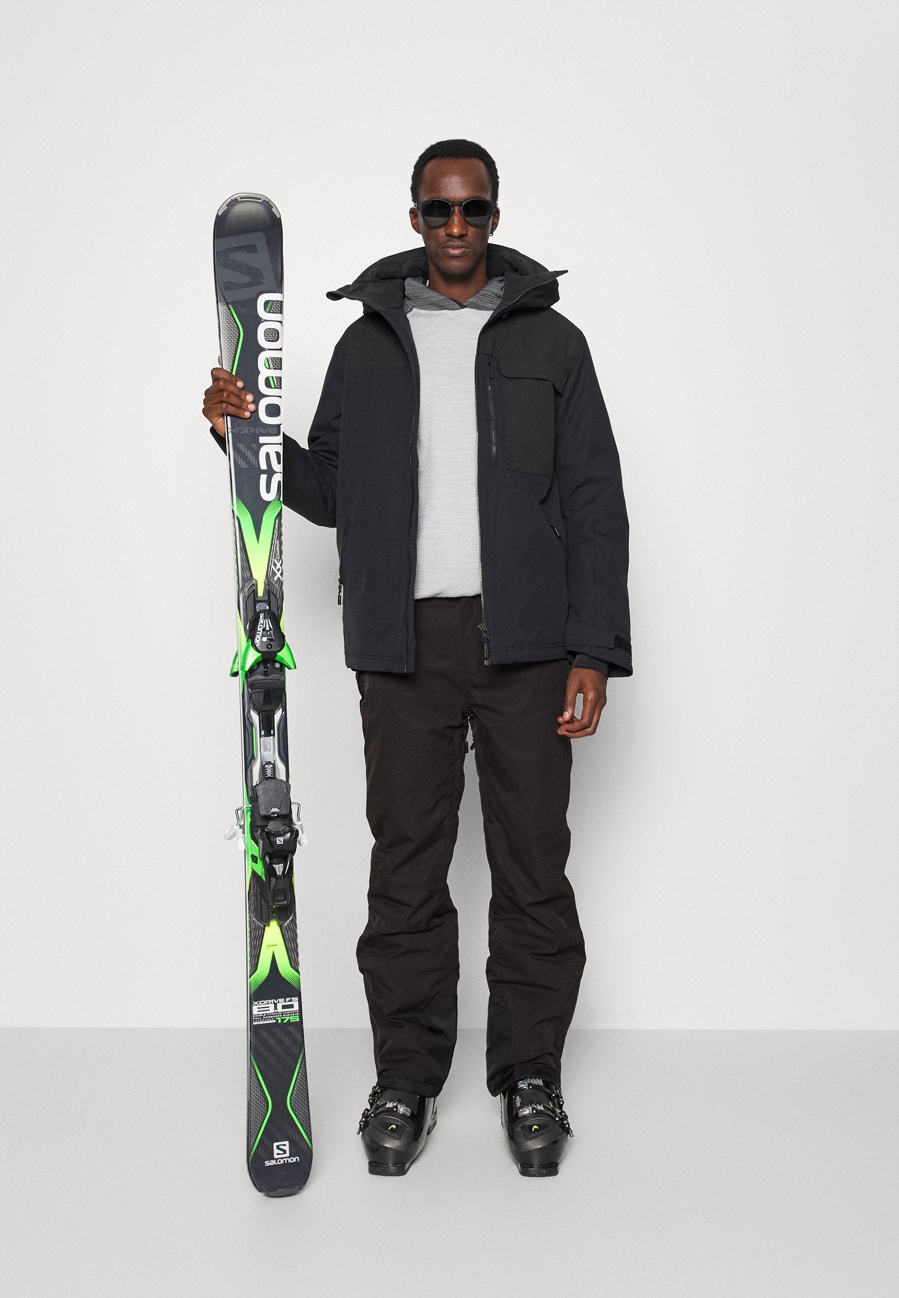 Superdry ALPINE PARK PANT - Ski pants - black