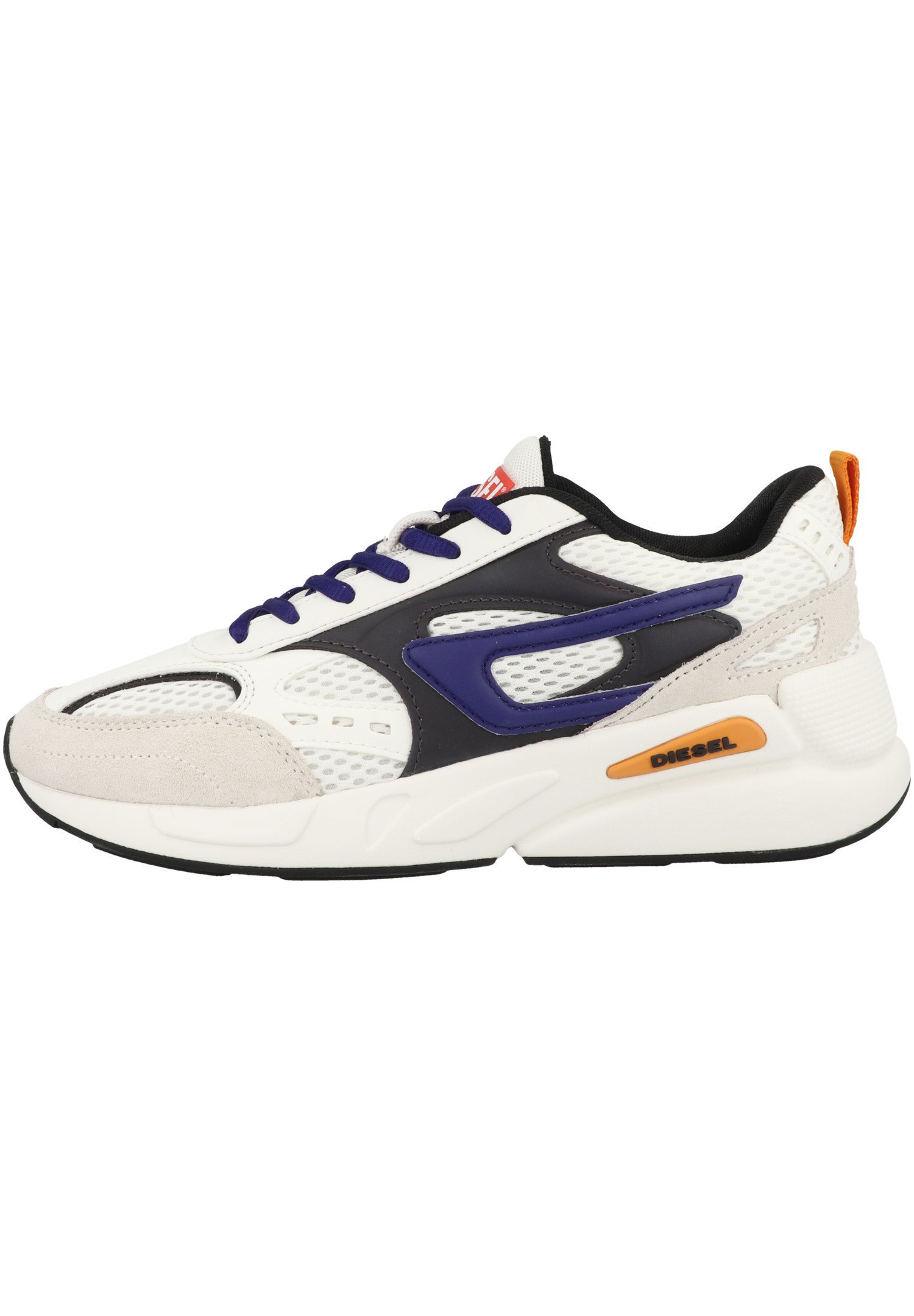 Diesel S-SERENDIPITY SPORT - Trainers - flame orange-navy blue-white-black (y02867-p4431-h9274)/white