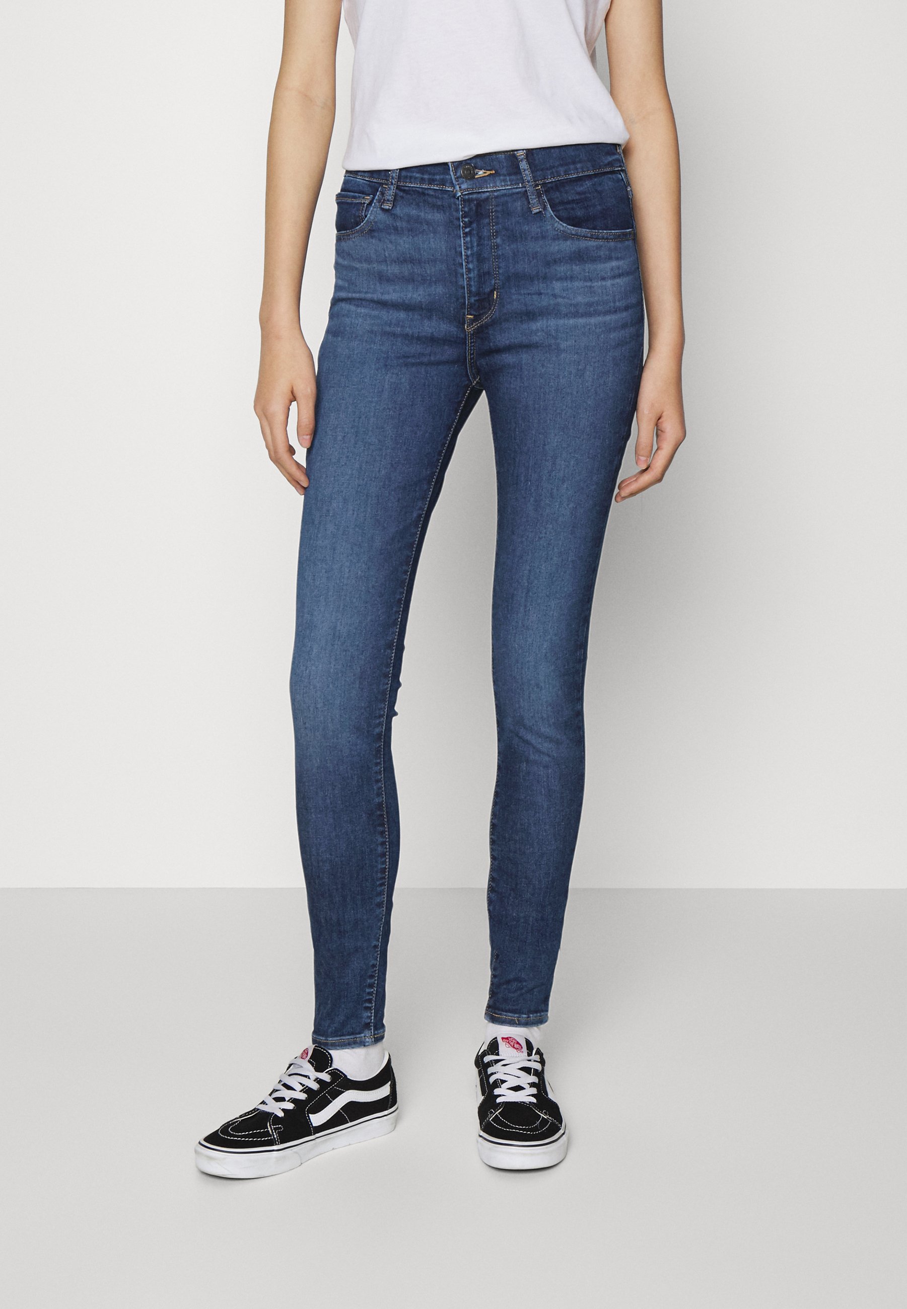Levi's® 720™ HIGH RISE SUPER SKINNY - Jeans Skinny Fit - echo chamber/dark-blue denim