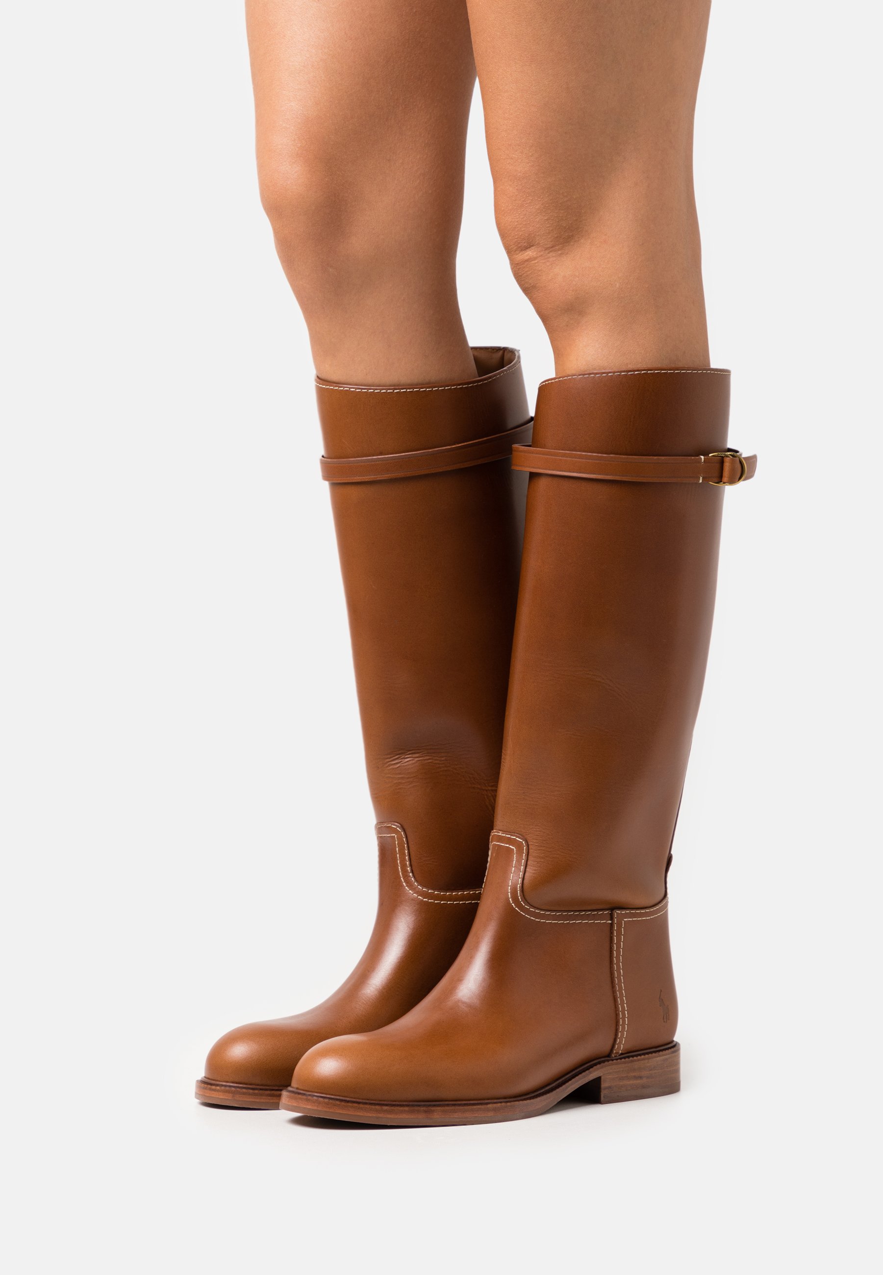 Polo Ralph Lauren RIDING BOOTS TALL - Boots - tan