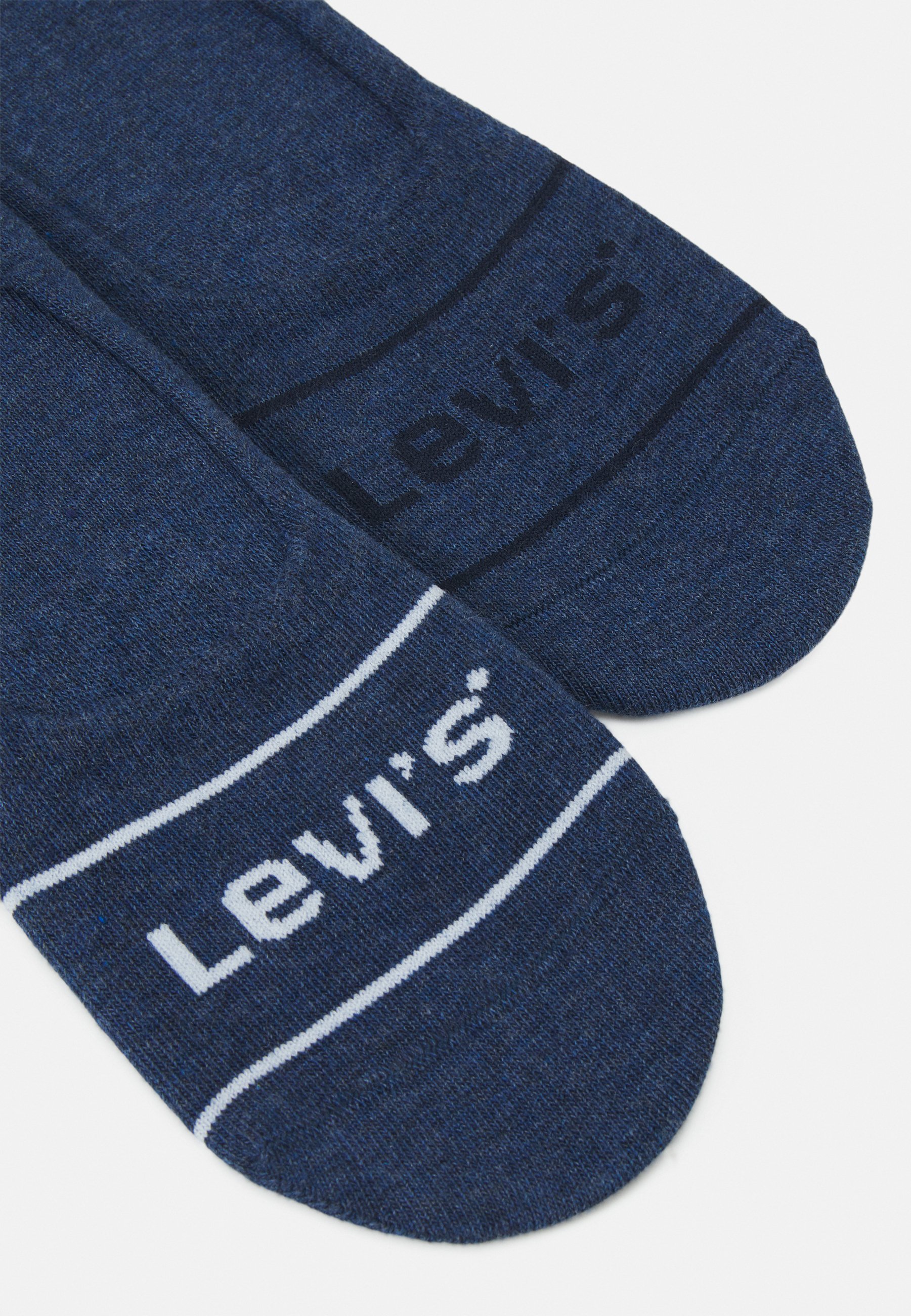 Levi's® LOW RISE SPORT 2 PACK - Trainer socks - denim/dark blue