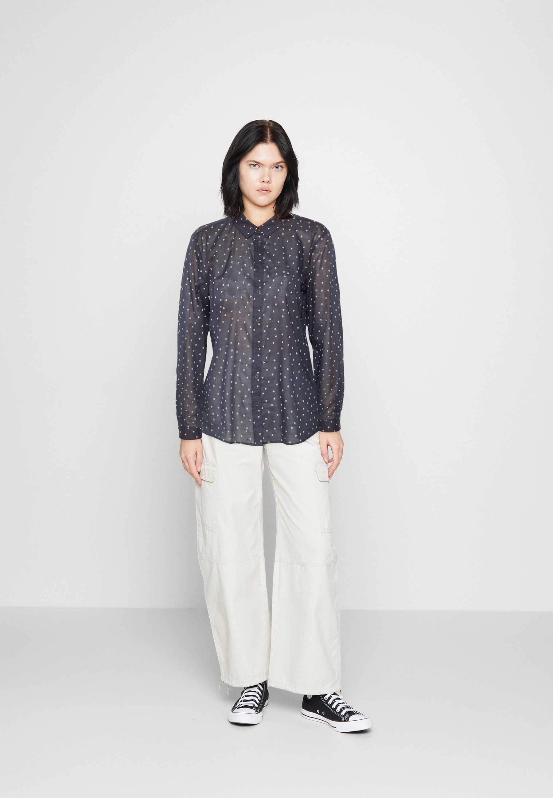 Scotch & Soda THE JO REGULAR FIT - Button-down blouse - dark blue