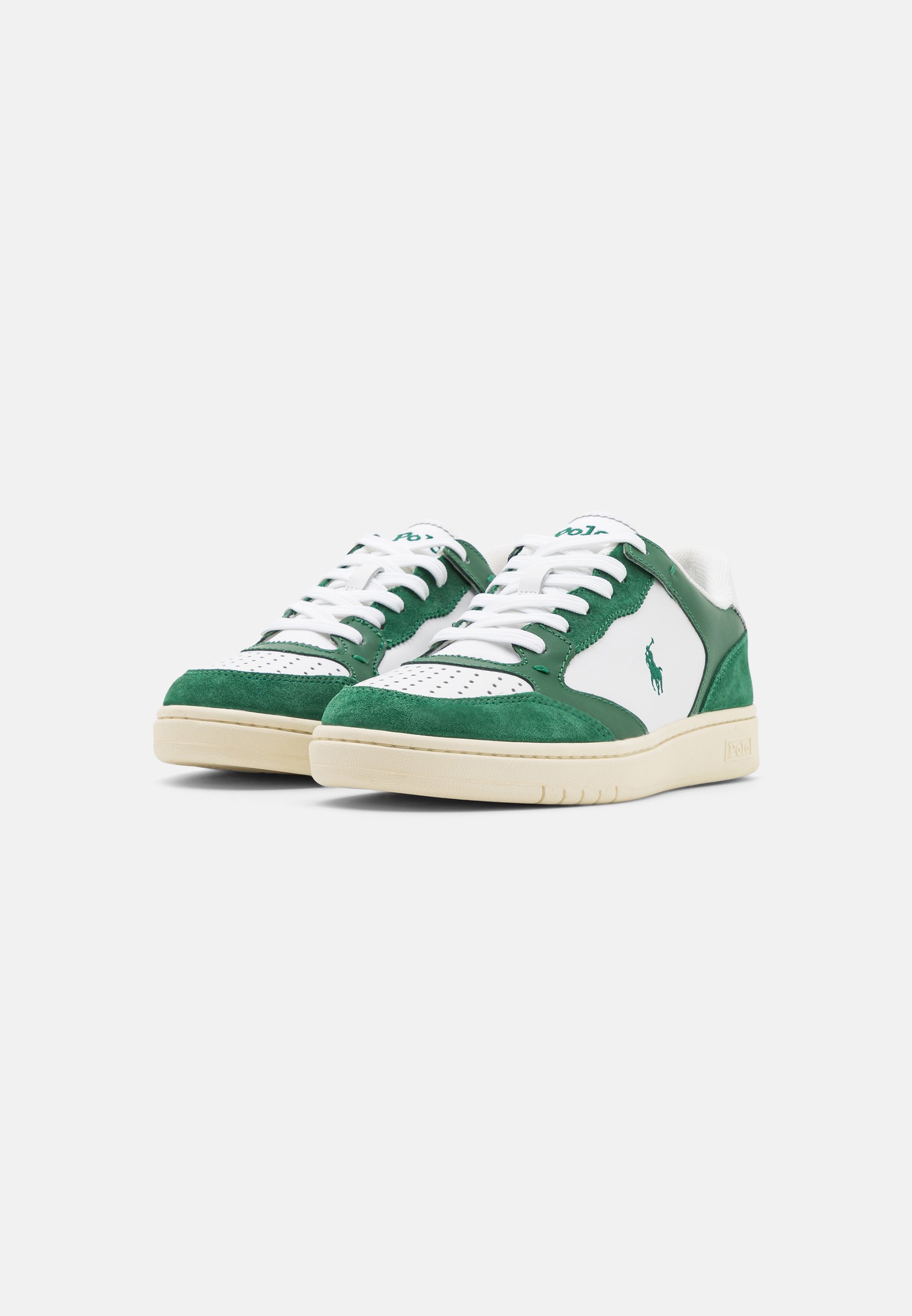 Polo Ralph Lauren LACE UNISEX - Trainers - forest/white/white