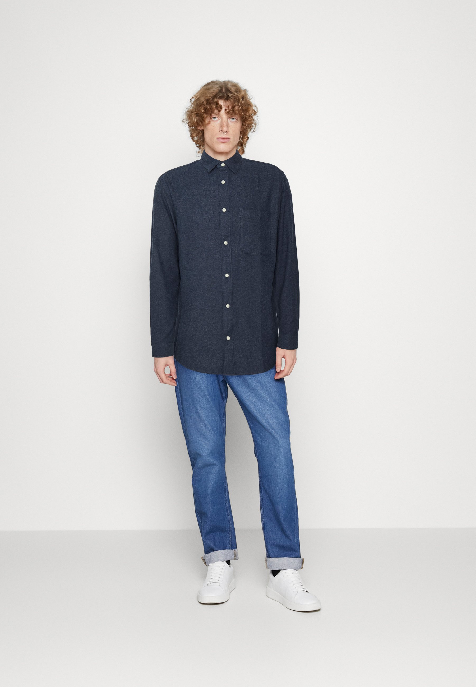 Jack &Jones JORROGER - Shirt - navy blazer/dark blue