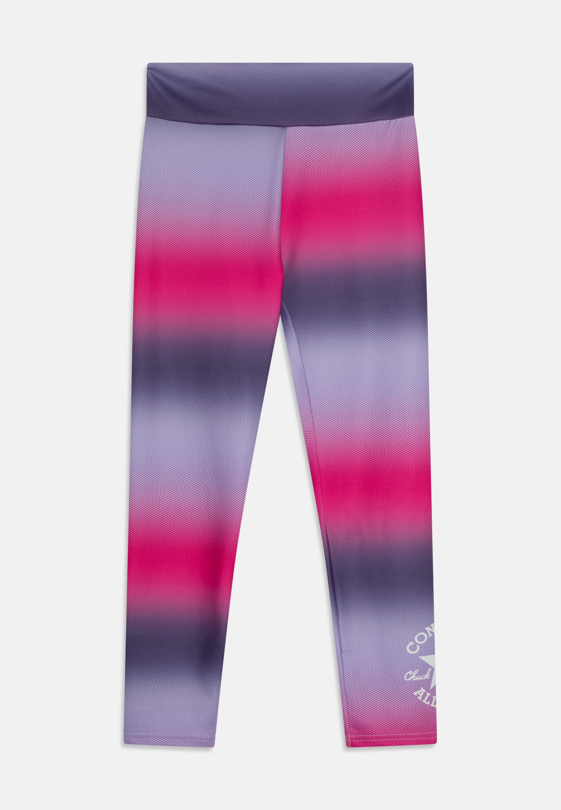 Converse HIGH RISE PRINTED - Leggings - Trousers - comic purple/purple