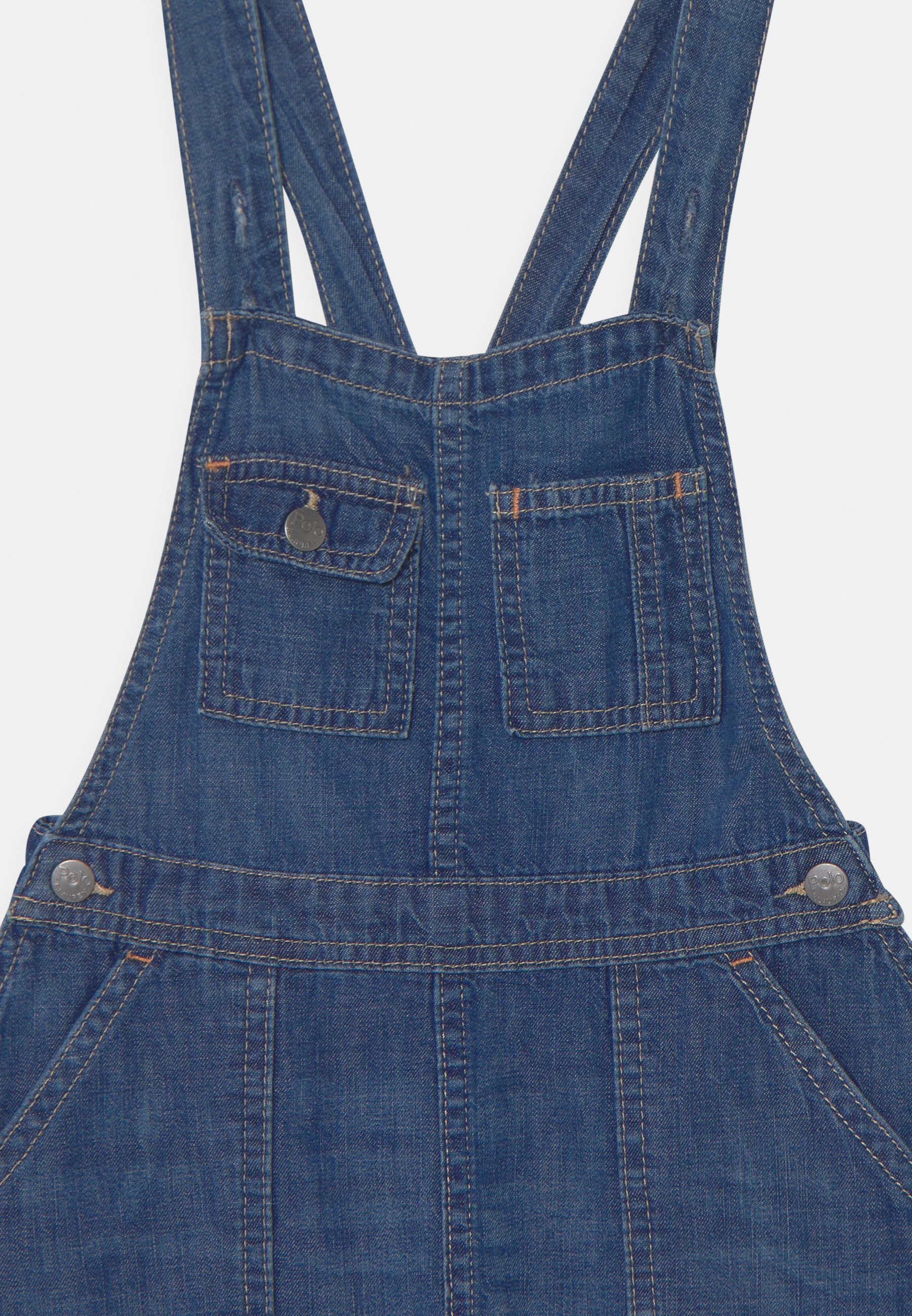 Polo Ralph Lauren OVERALL DAY DRESS - Denim dress - blue