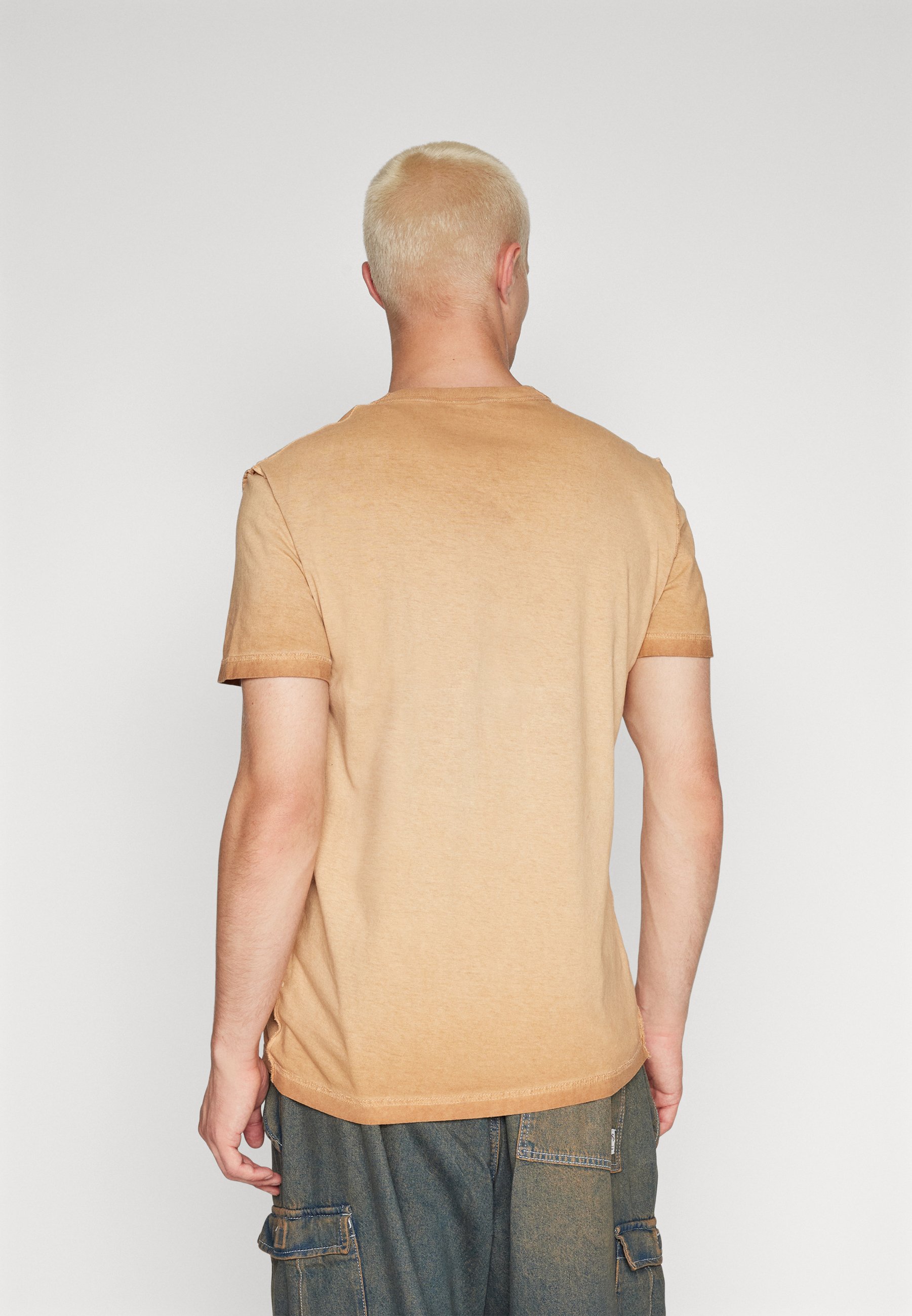 Diesel DIEGOR UNISEX - Print T-shirt - light brown