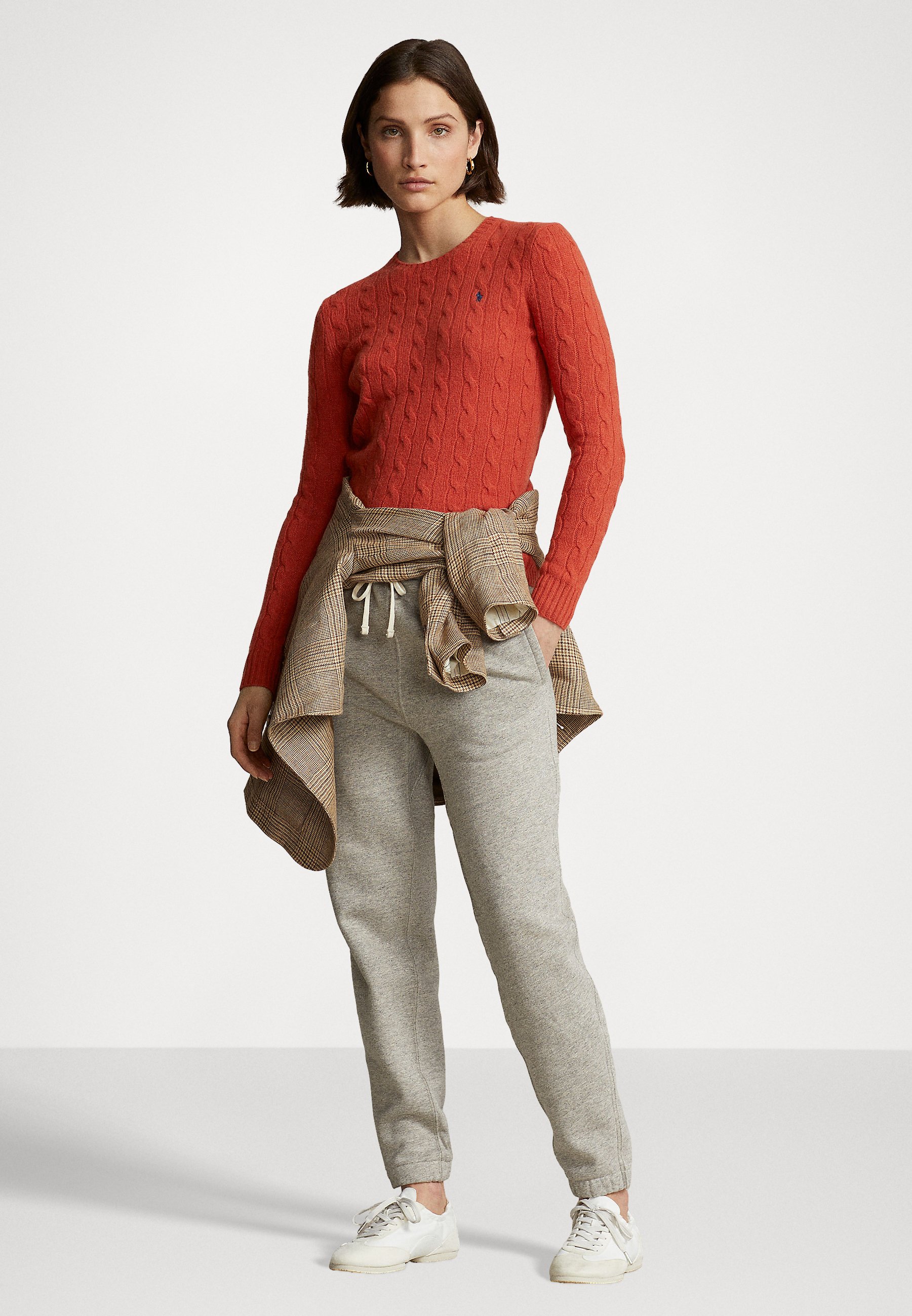 Polo Ralph Lauren JULIANNA LONG SLEEVE - Jumper - faded red/light red