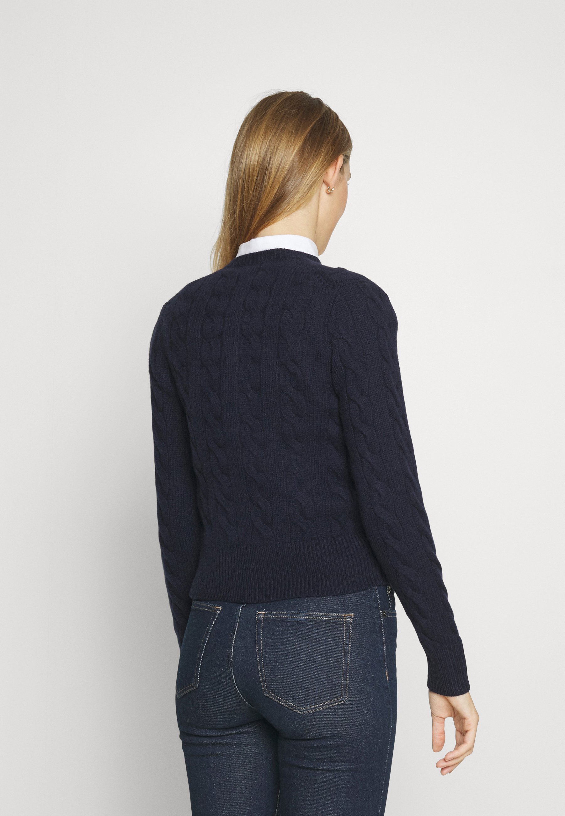 Polo Ralph Lauren LONG SLEEVE CARDIGAN - Cardigan - hunter navy/blue