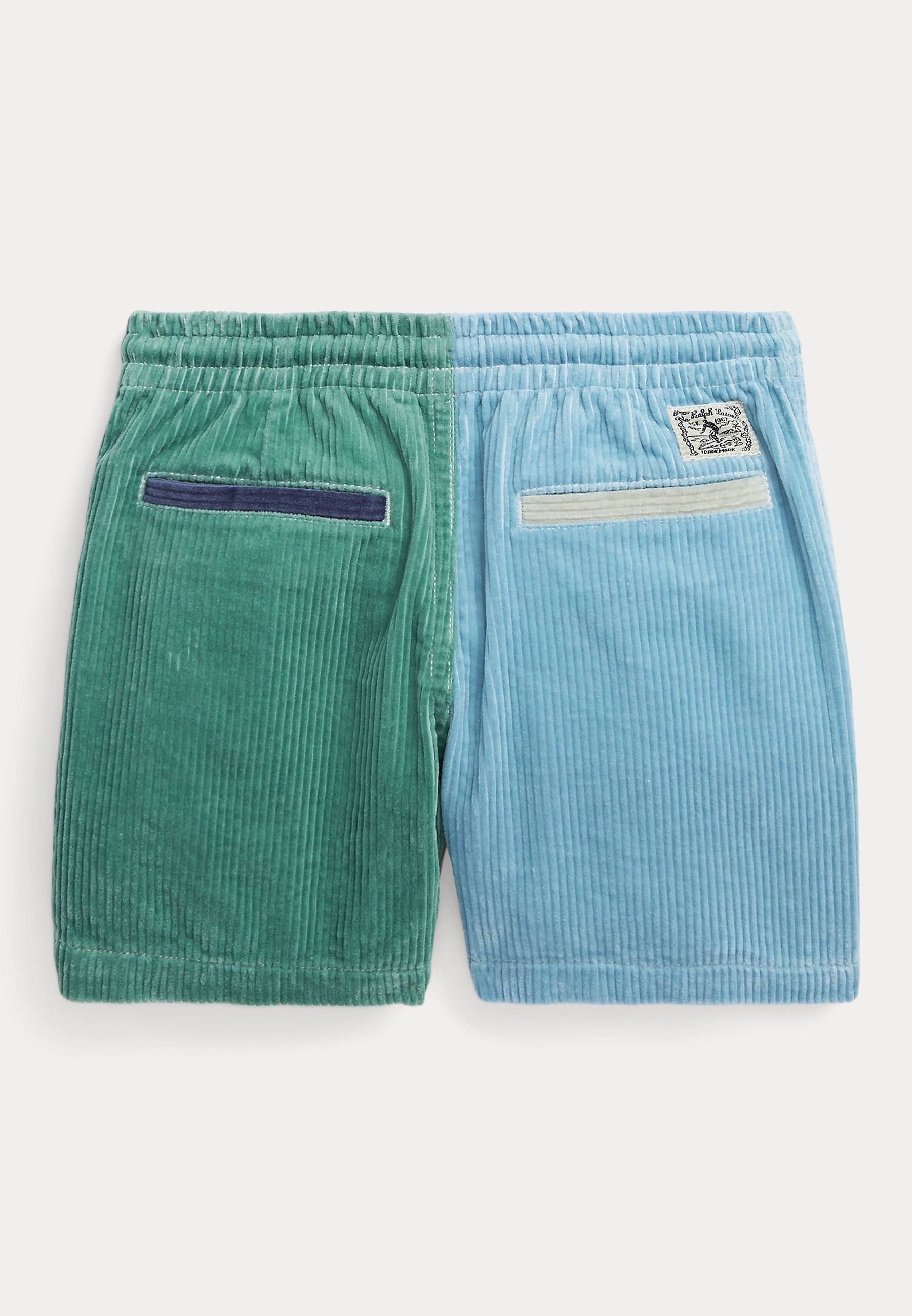 Polo Ralph Lauren FLAT FRONT - Shorts - blue/grey/blue