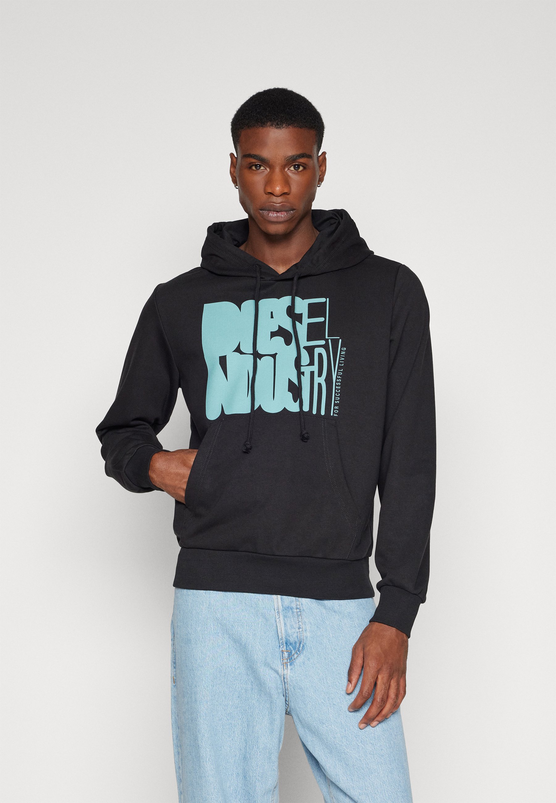 Diesel GINN UNISEX - Sweatshirt - black
