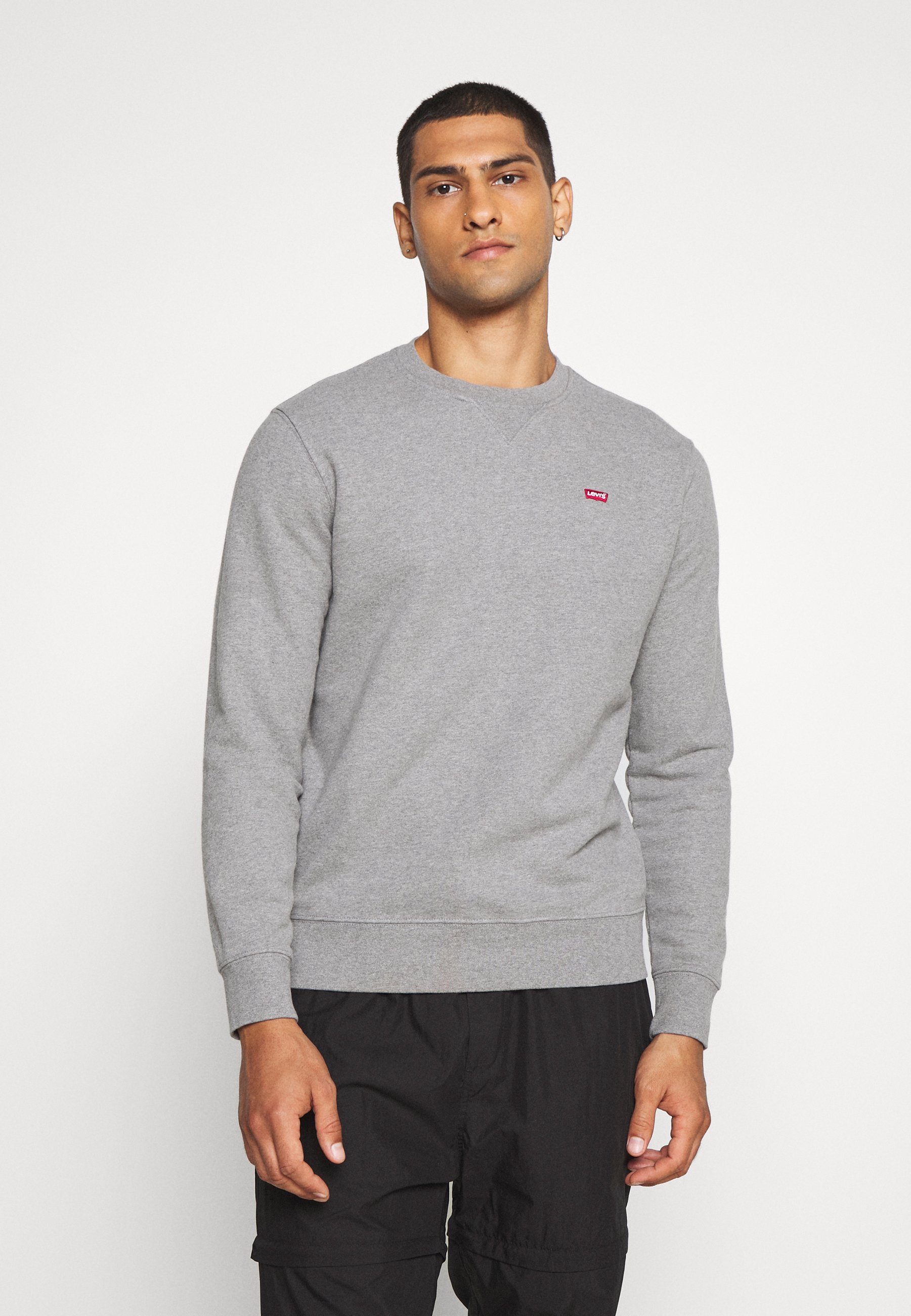 Levi's® NEW ORIGINAL CREW - Sweatshirt - chisel grey heather/mottled grey