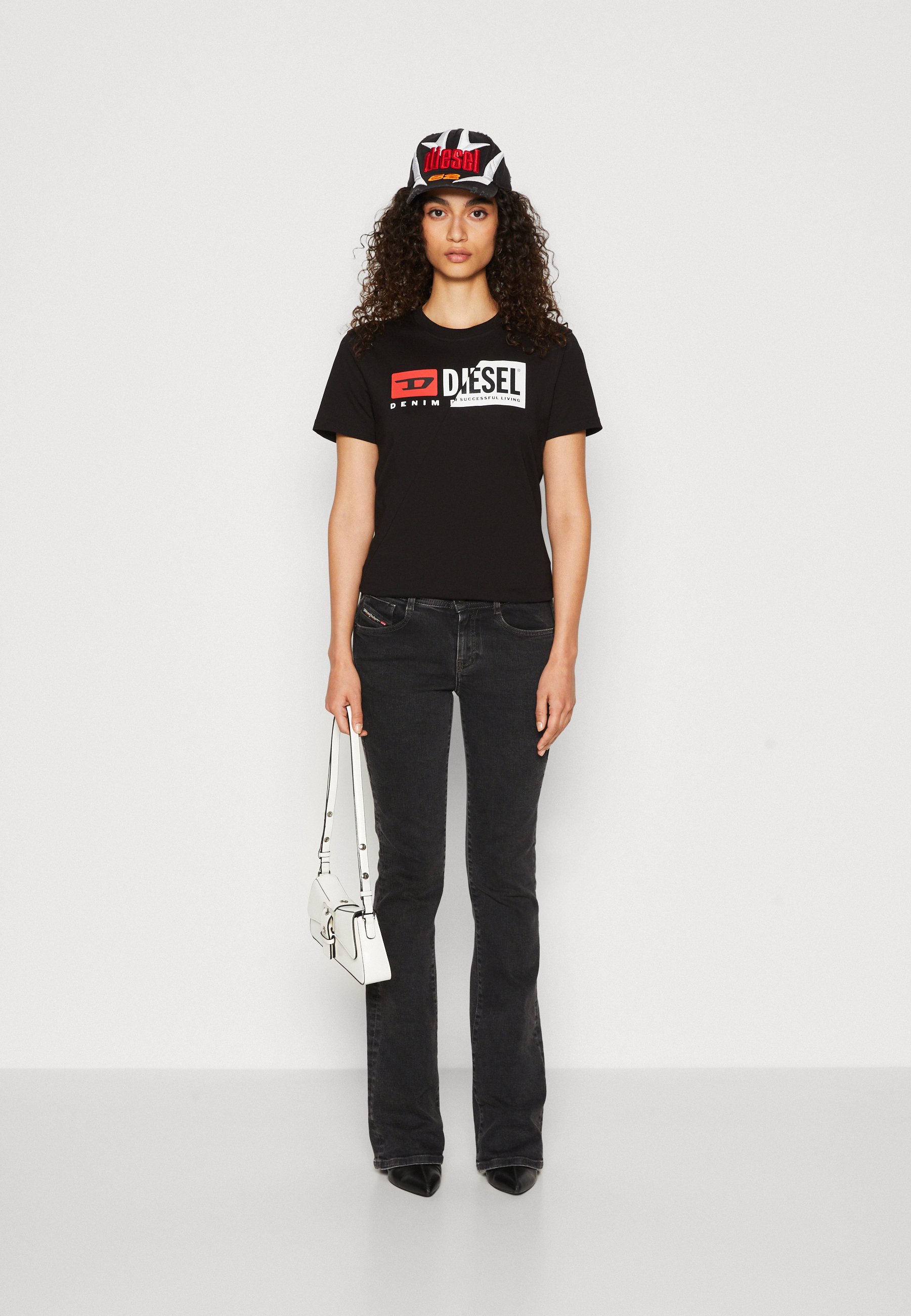 Diesel T-REG-L2 - Print T-shirt - black