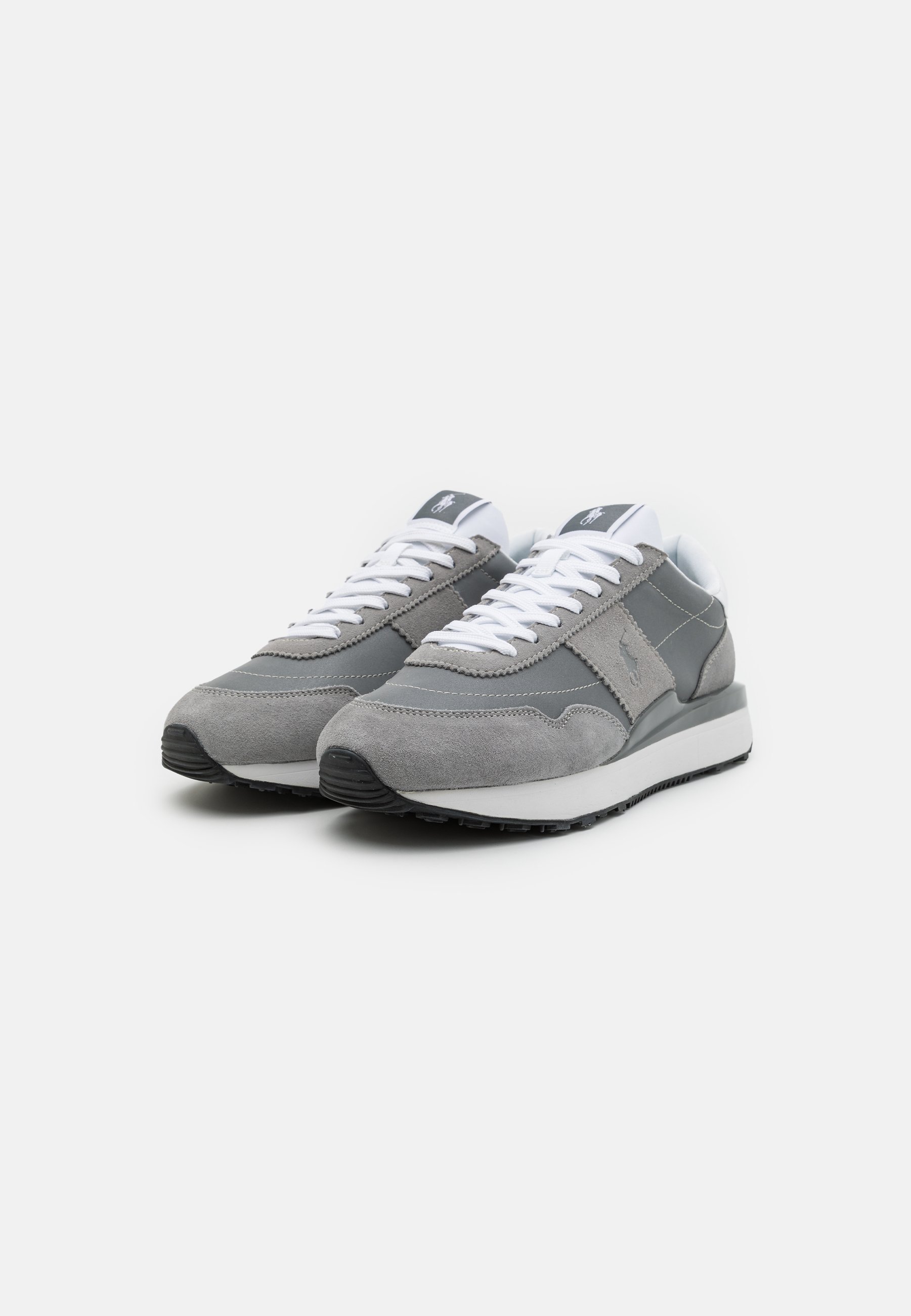 Polo Ralph Lauren TRAIN 89 LACE UNISEX - Trainers - silver/silver-coloured