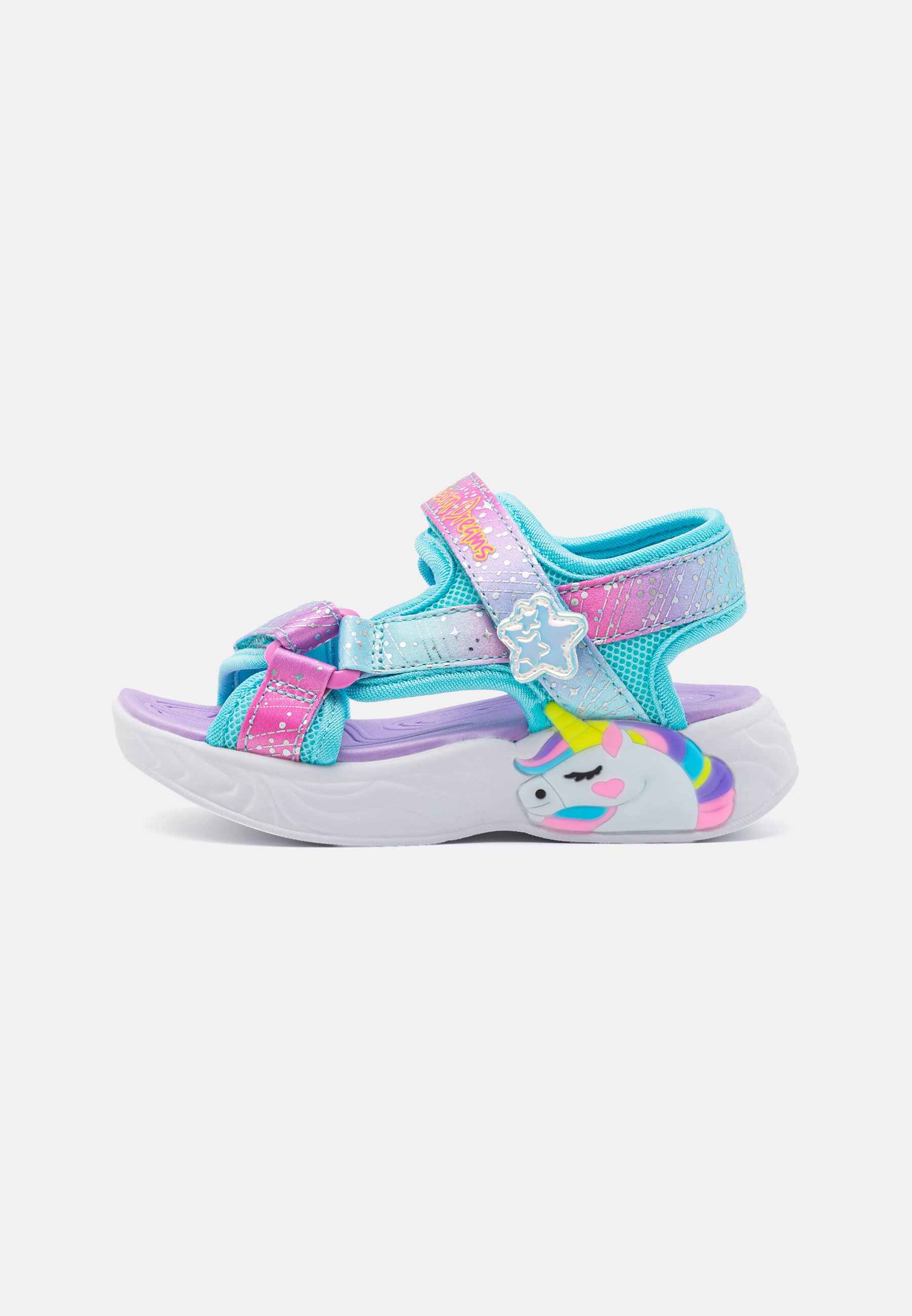 Skechers UNICORN DREAMS  - Sandals - purple/multi-coloured/purple