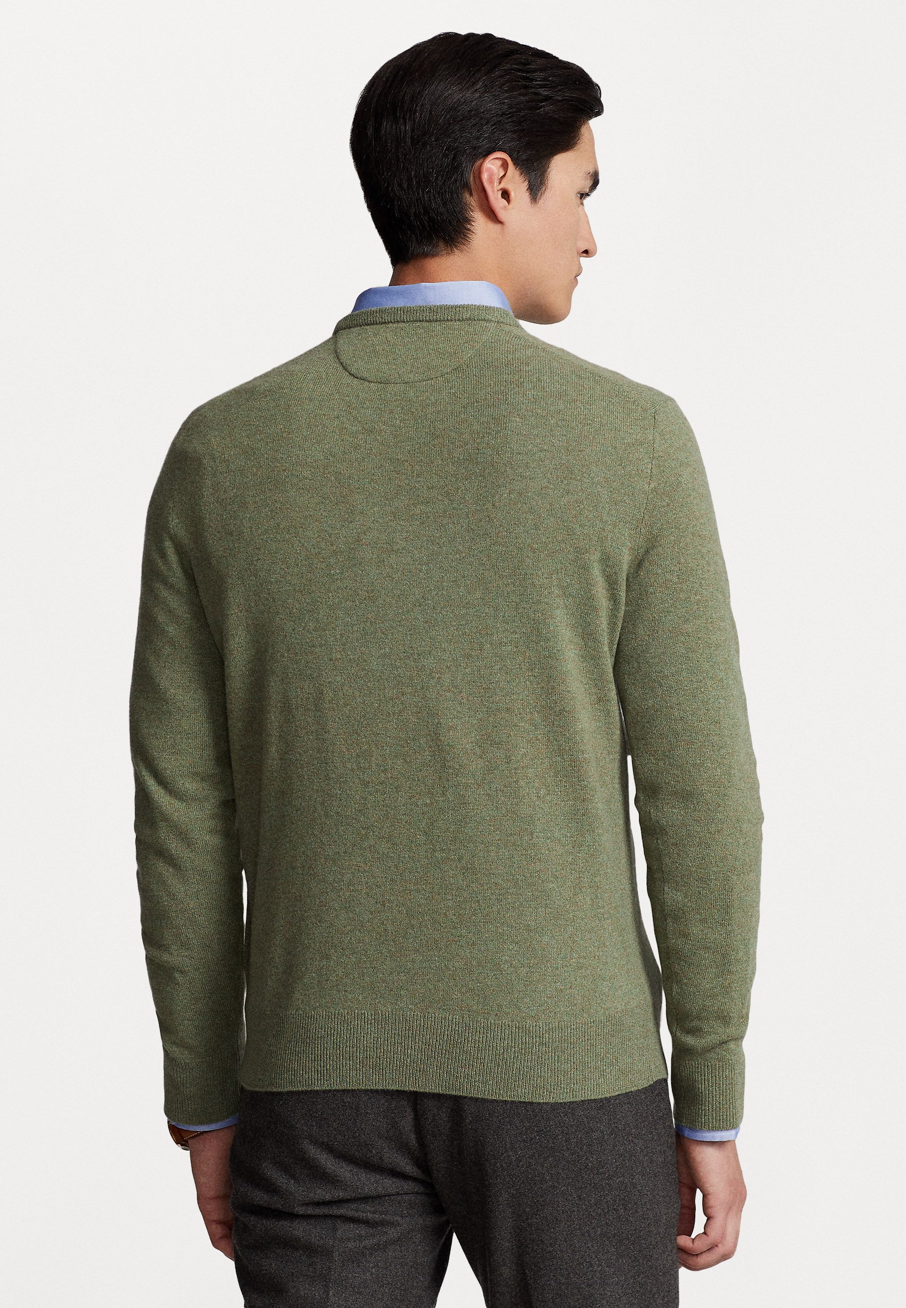Polo Ralph Lauren LONG SLEEVE - Jumper - woodland heather/green
