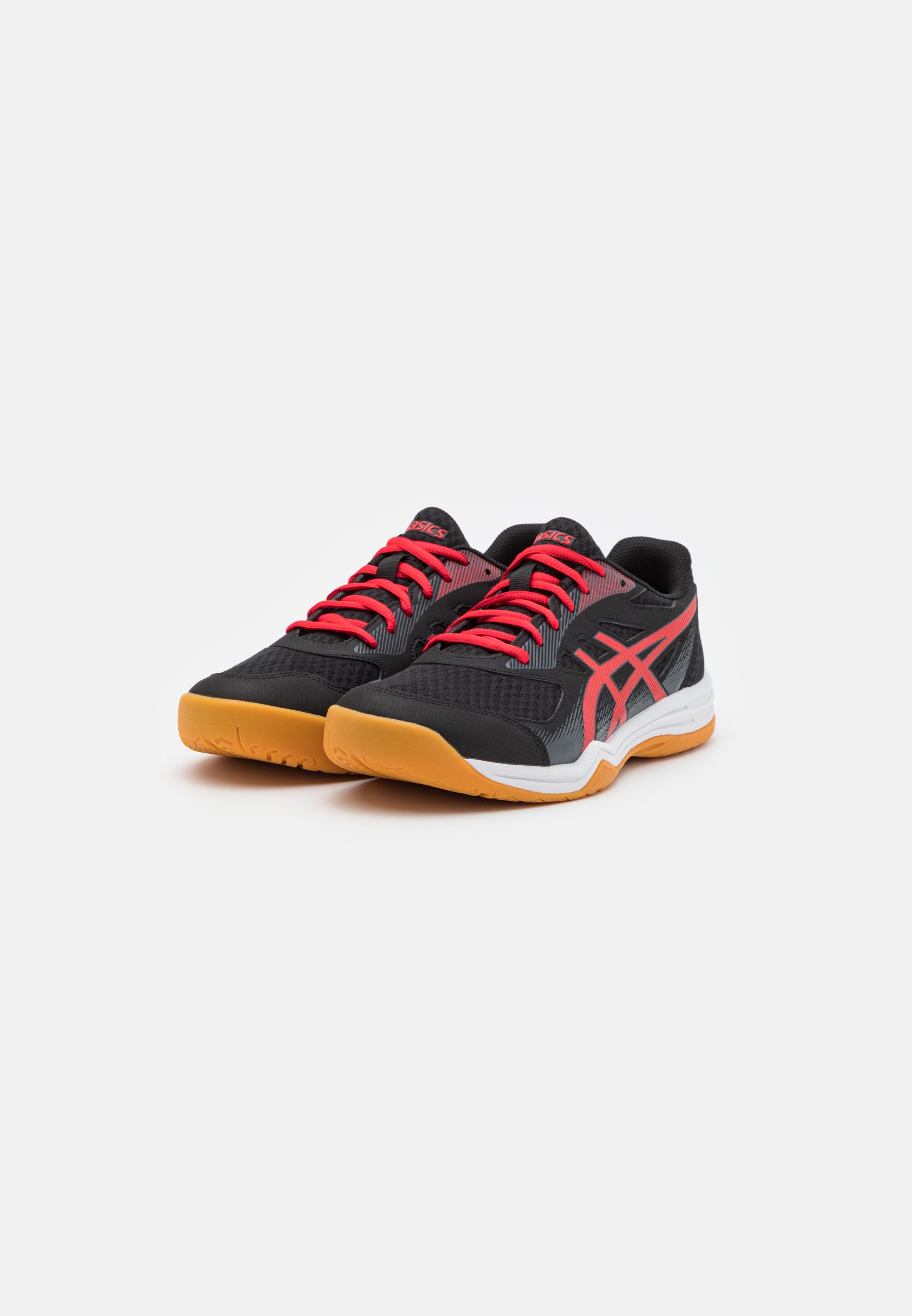 ASICS UPCOURT 5 - Handball shoes - black/classic red/black