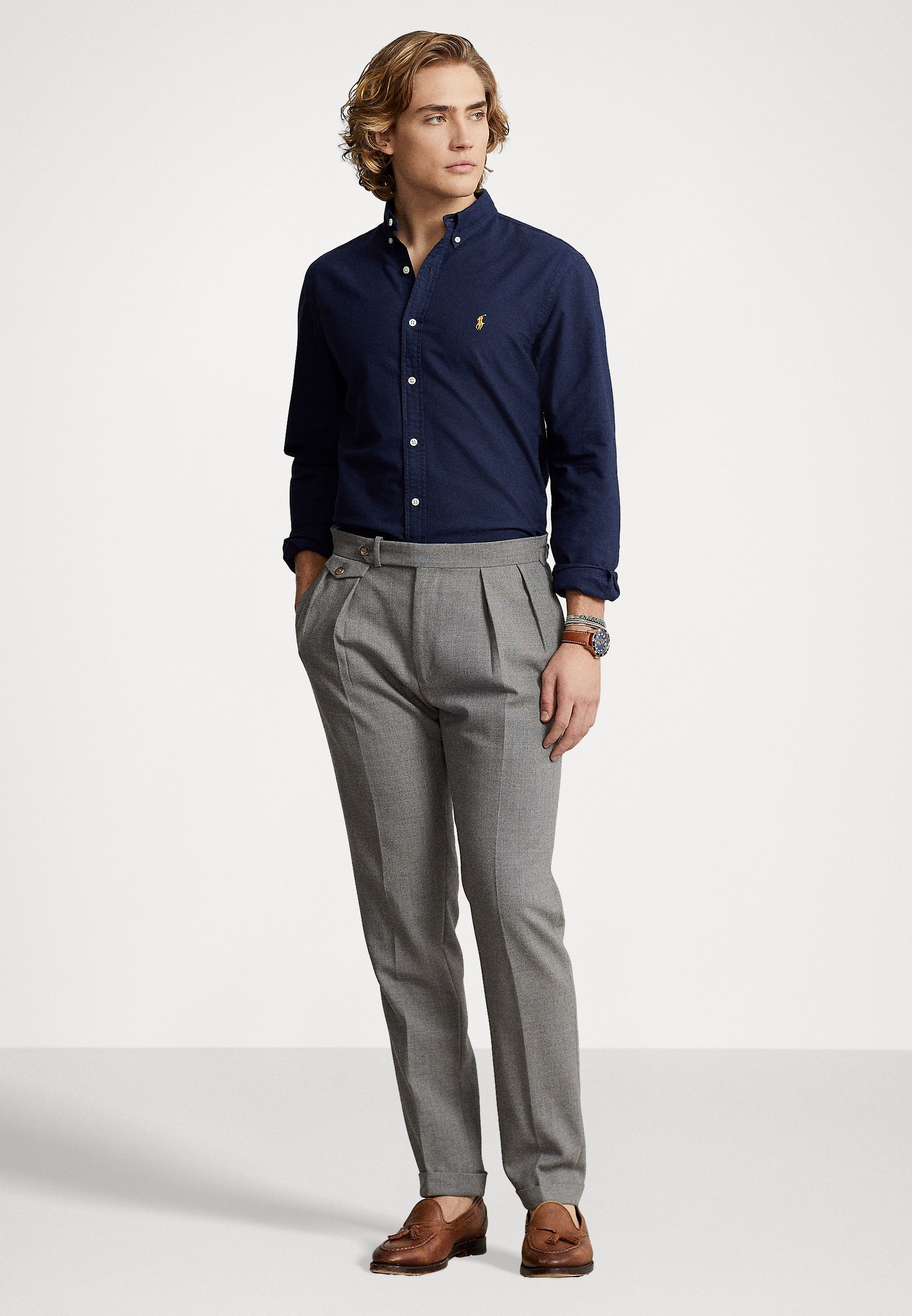 Polo Ralph Lauren LONG SLEEVE SPORT - Shirt - cruise navy/dark blue