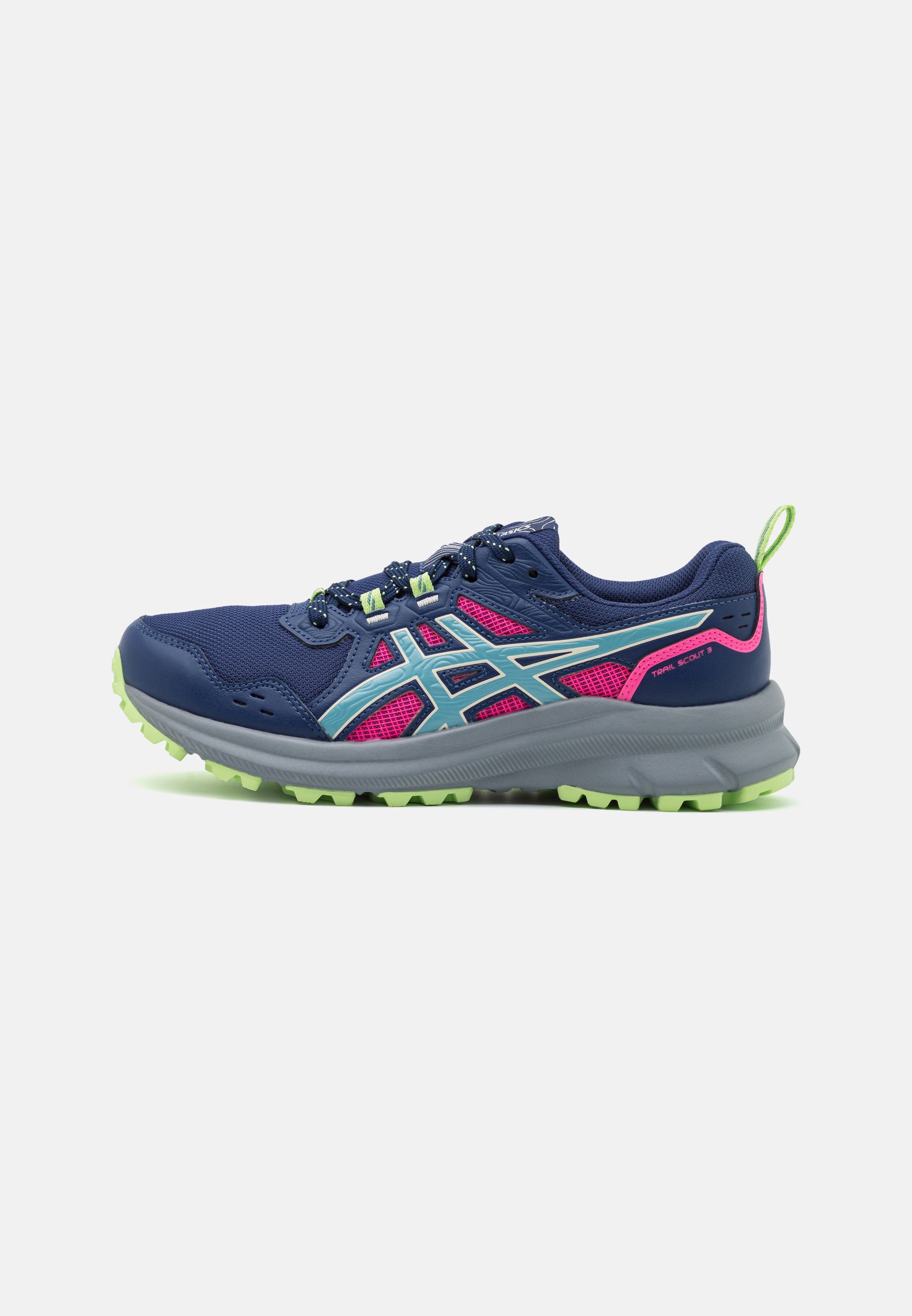 ASICS TRAIL SCOUT 3 - Trail running shoes - deep ocean/gris blue/dark blue