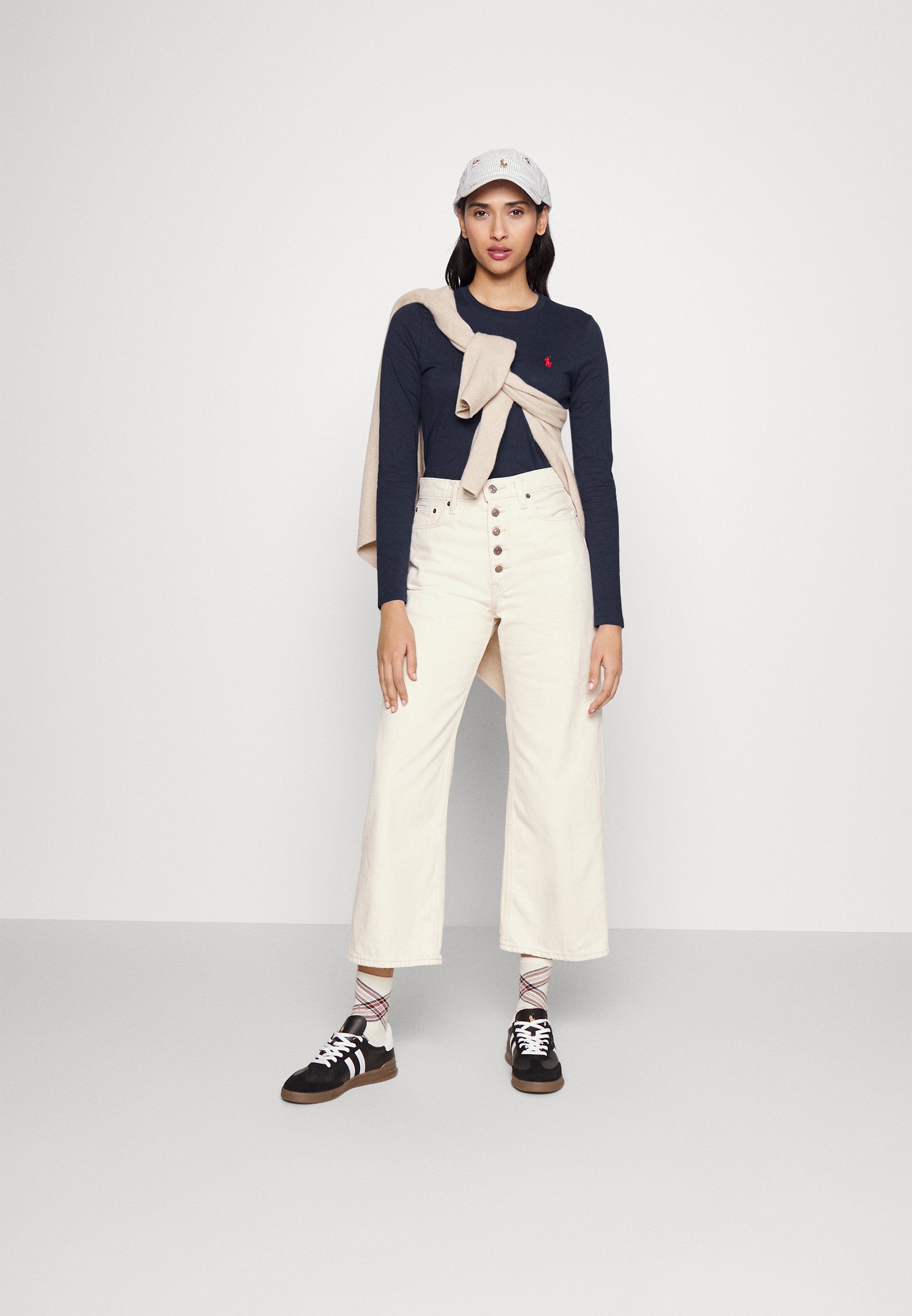 Polo Ralph Lauren LONG SLEEVE - Long sleeved top - cruise navy/blue