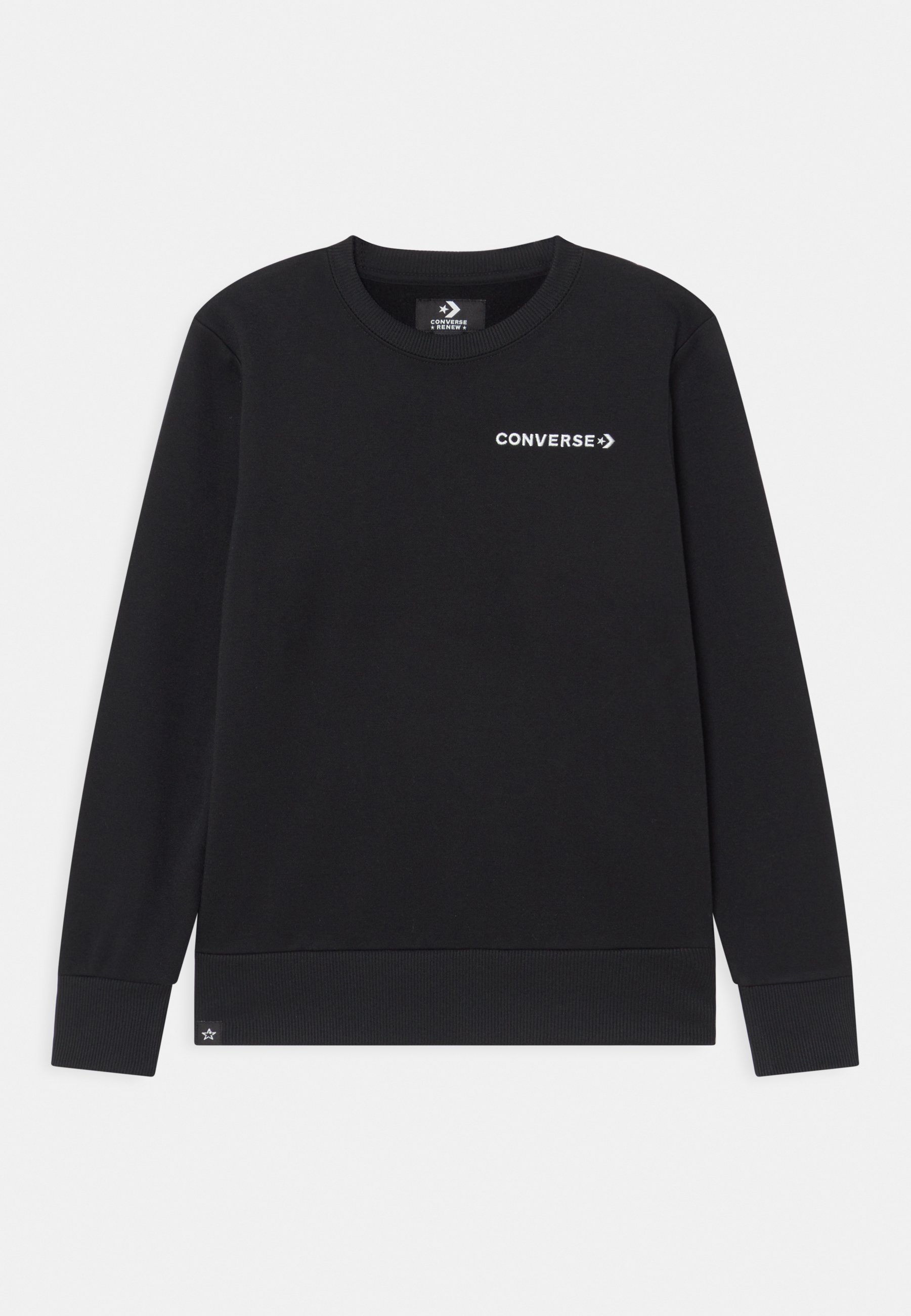 Converse WORDMARK CREW UNISEX - Sweatshirt - black