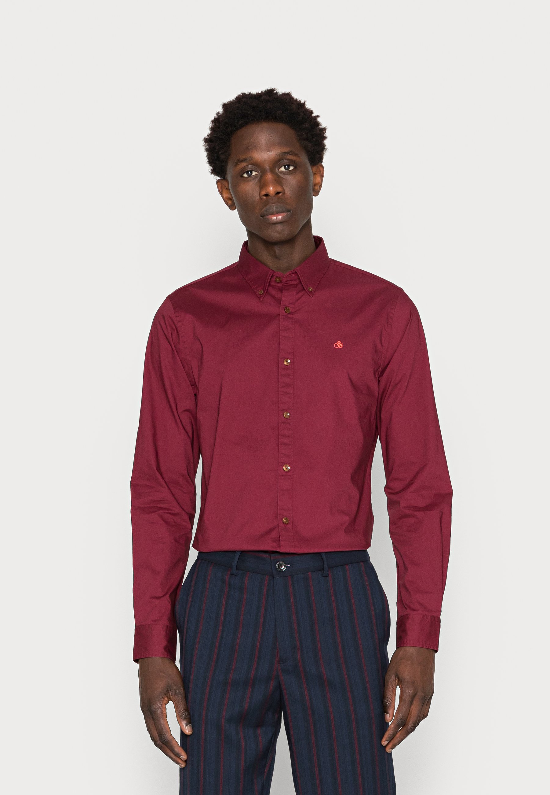 Scotch & Soda ESSENTIALS POPLIN - Shirt - bordeaux