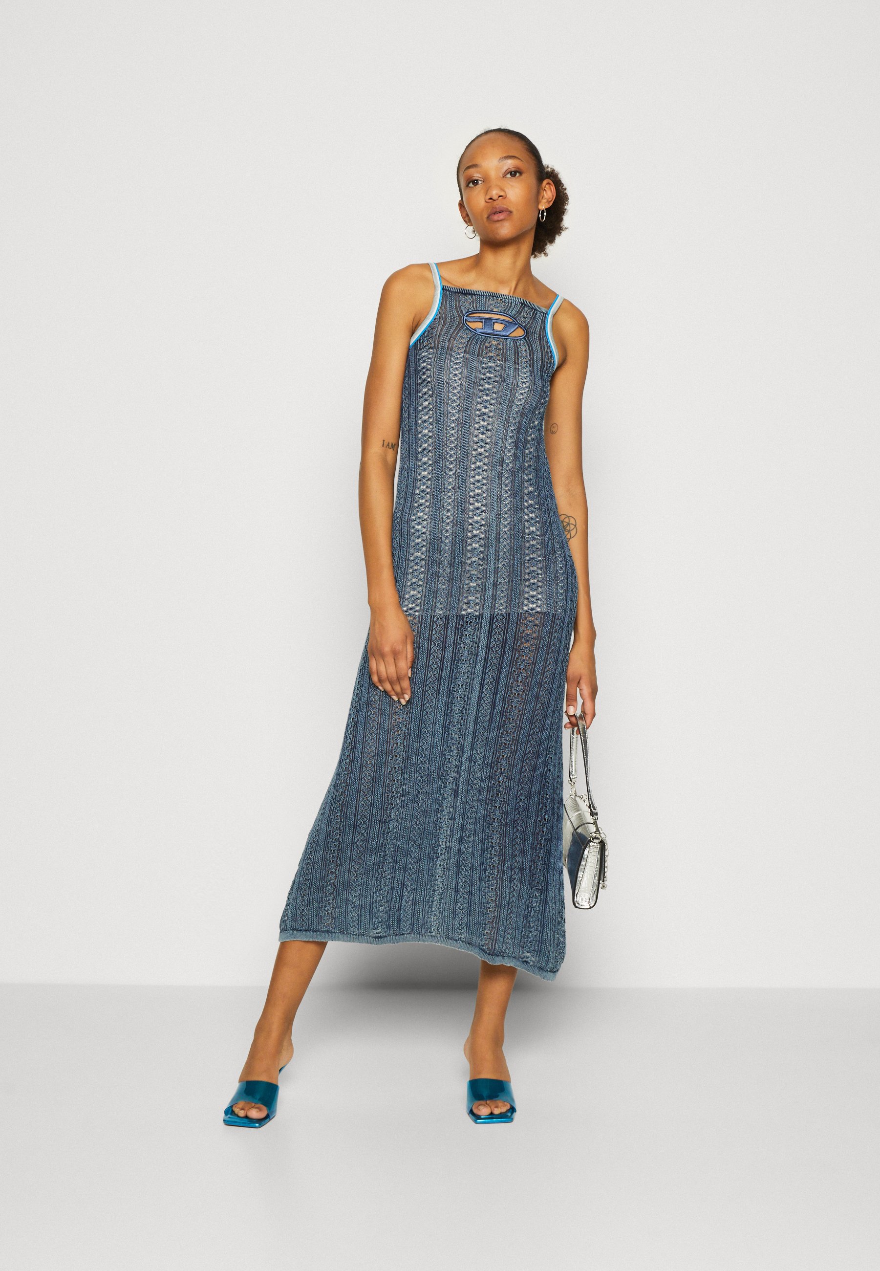 Diesel M-ILDRED - Jumper dress - blue