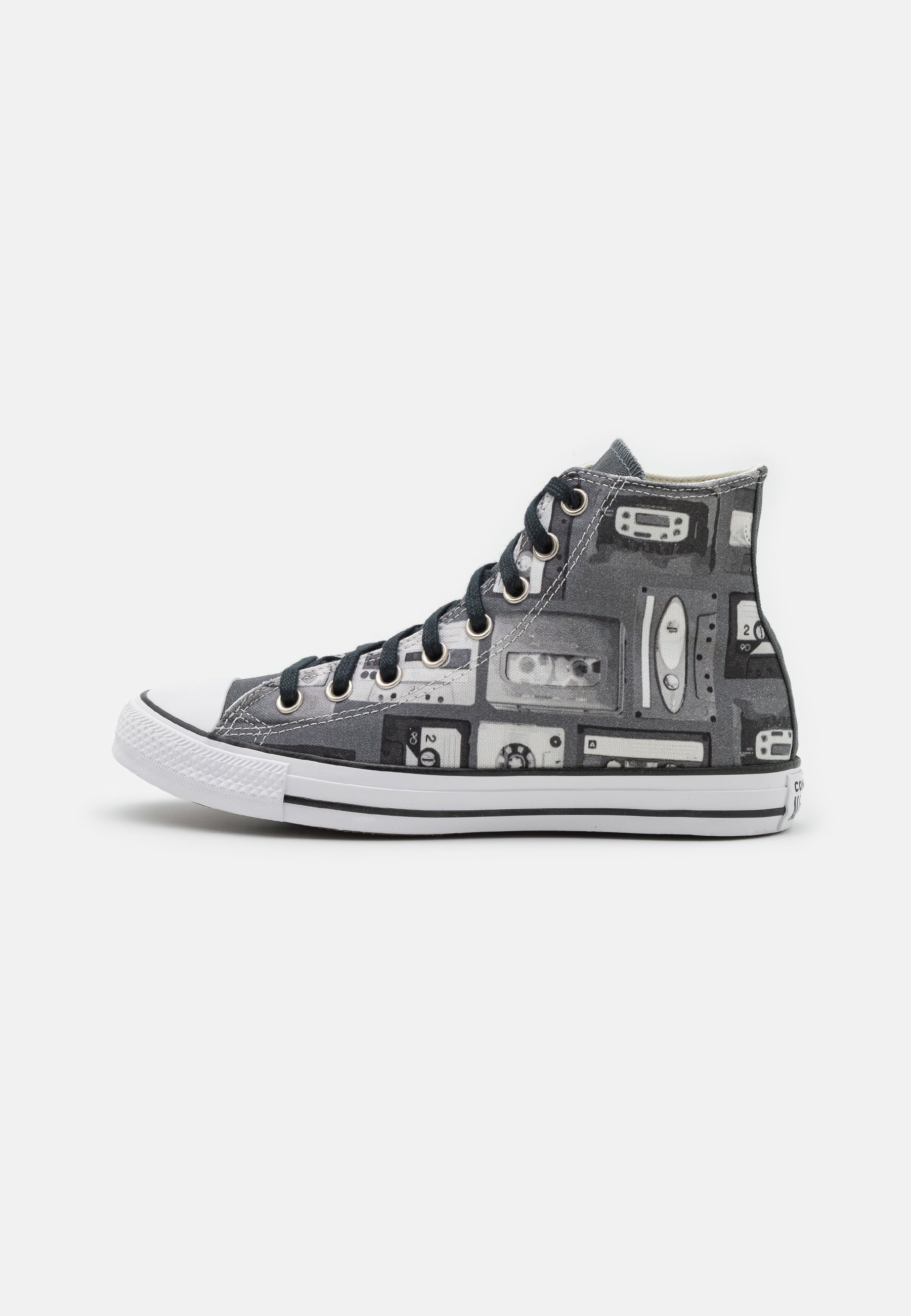 Converse CHUCK TAYLOR ALL STAR UNISEX - High-top trainers - black/vintage white/cyber grey/black