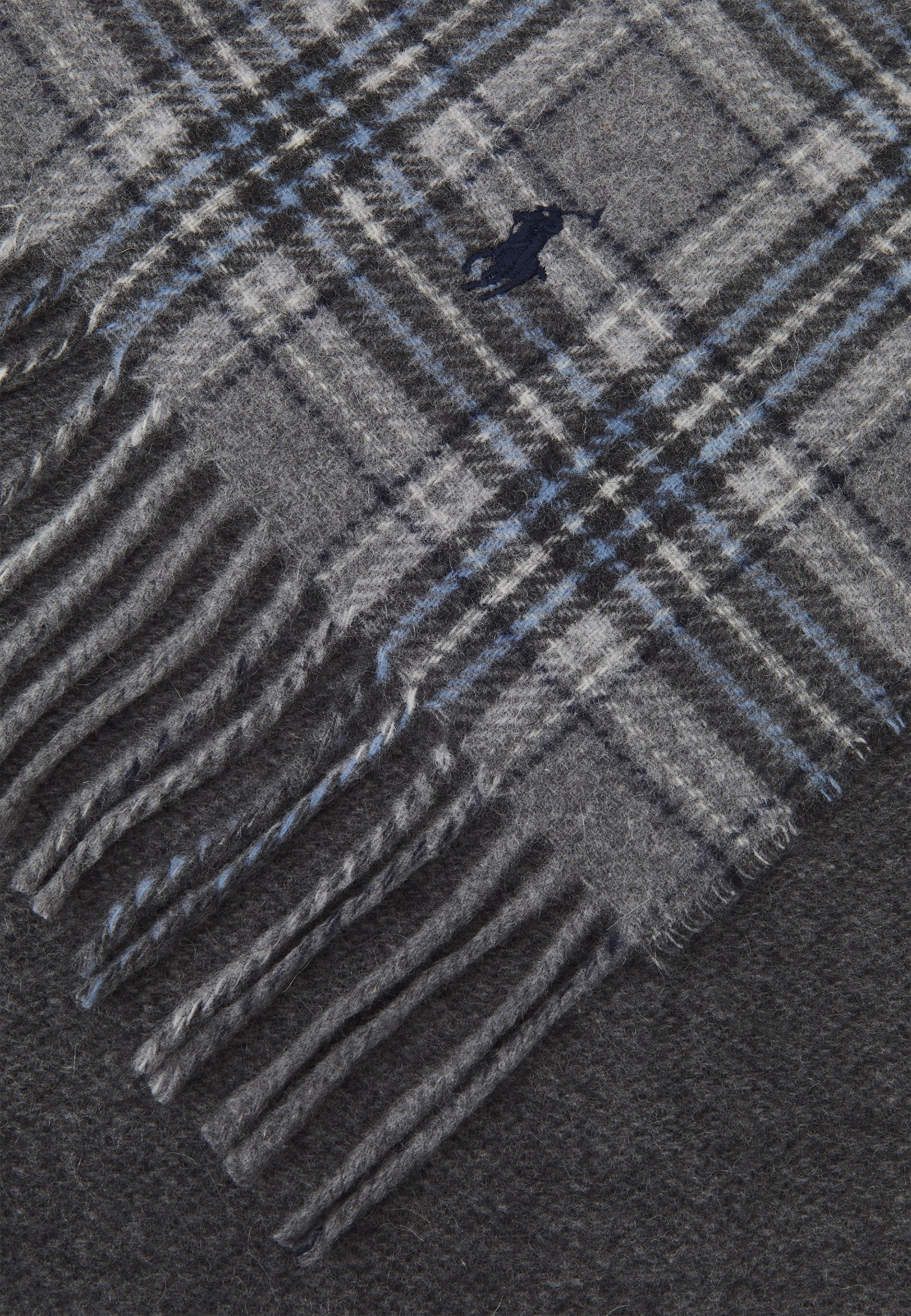 Polo Ralph Lauren GENTS SCARF UNISEX - Scarf - grey plaid/grey